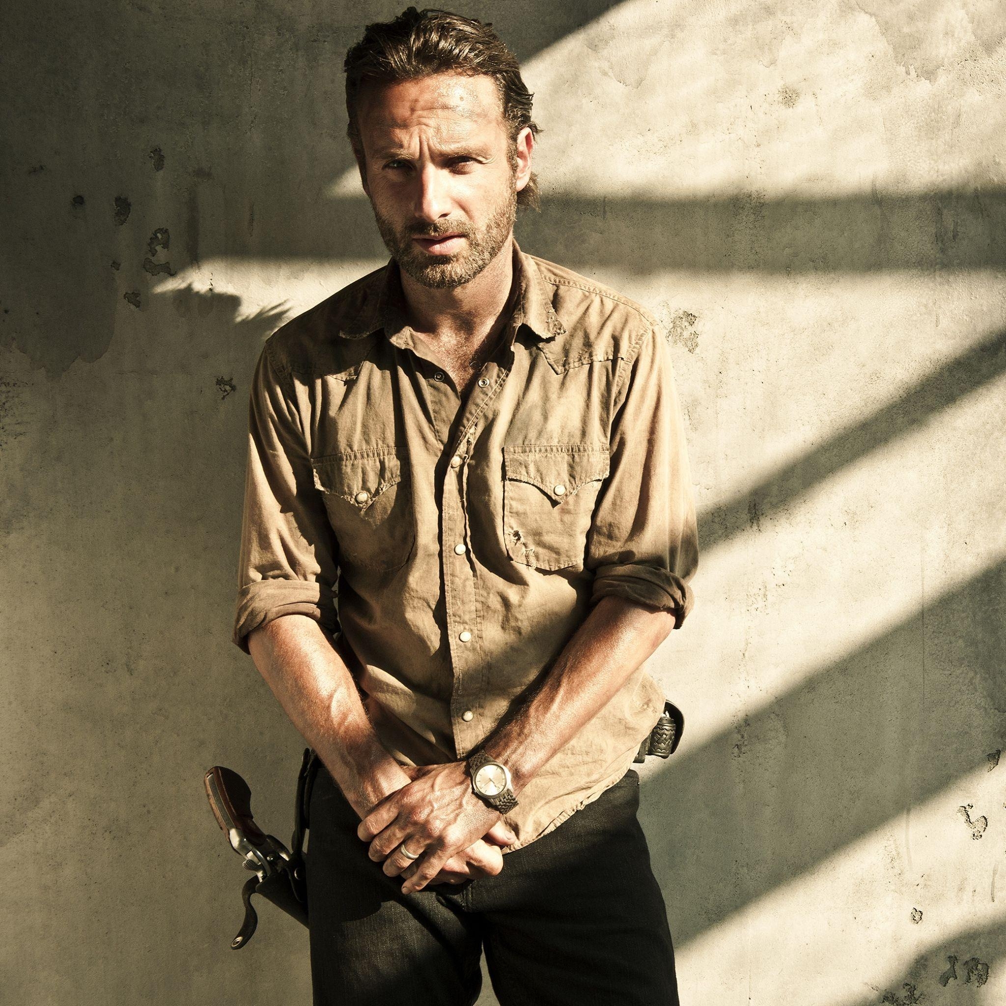 2050x2050 New iPad Air, iPad mini Retina Rick grimes Wallpaper HD, Phone