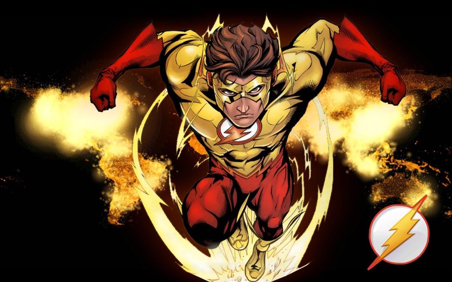 1440x900 Kid Flash tribute the Universes, Desktop