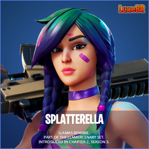 520x520 Splatterella Fortnite wallpaper, Phone