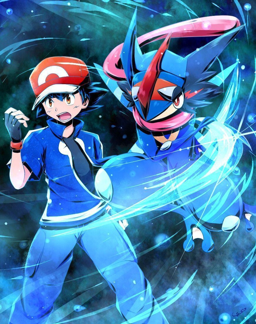 870x1100 Respect Ash Greninja (Pokemon Anime), Phone