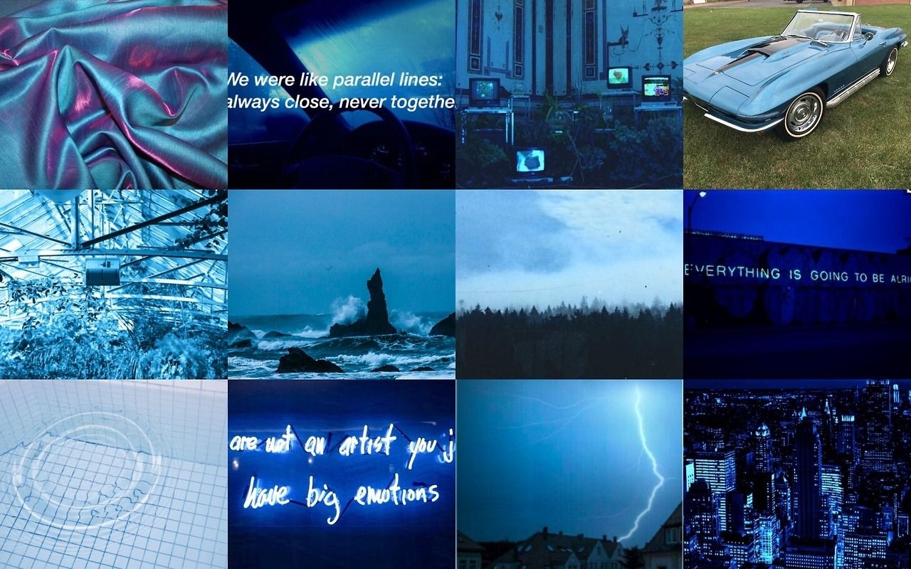 1280x800 Everything Was Blue, Blue Aesthetic, Laptop Background reblog Aesthetic Wallpaper For Laptop, Desktop