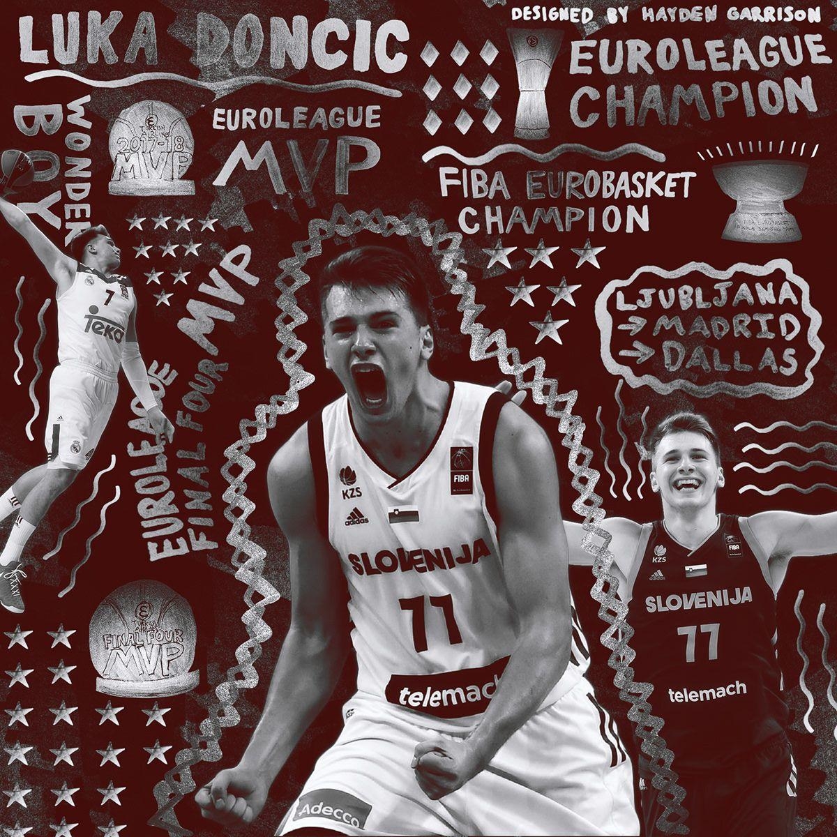 1200x1200 Luka Doncic Silver Sharpie Design, Phone