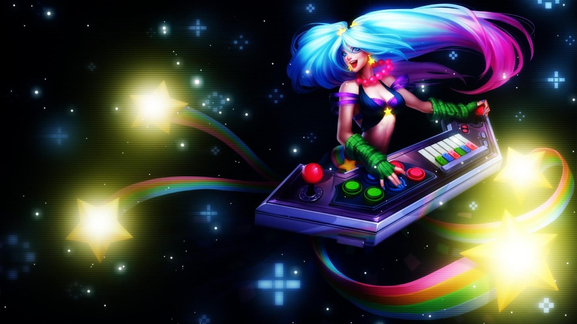 1920x1080 League of legends arcade sona Wallpaper, Desktop