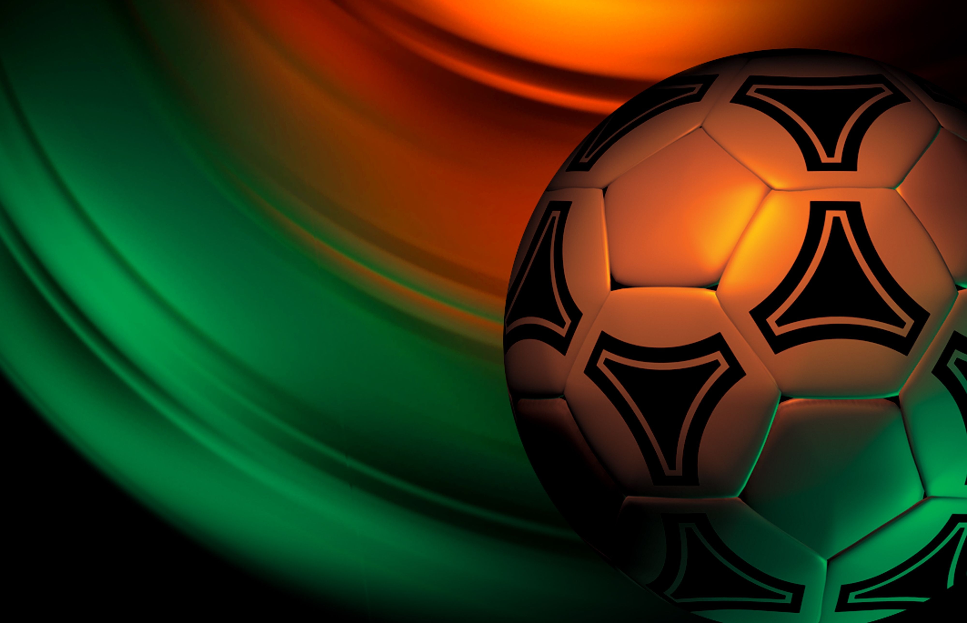 4000x2580 Background With Soccer Ball. 3D Render. Background With Soccer Ball. 3D Render. is an HD desktop wallpaper posted in our free im. Soccer, Soccer ball, Wallpaper, Desktop