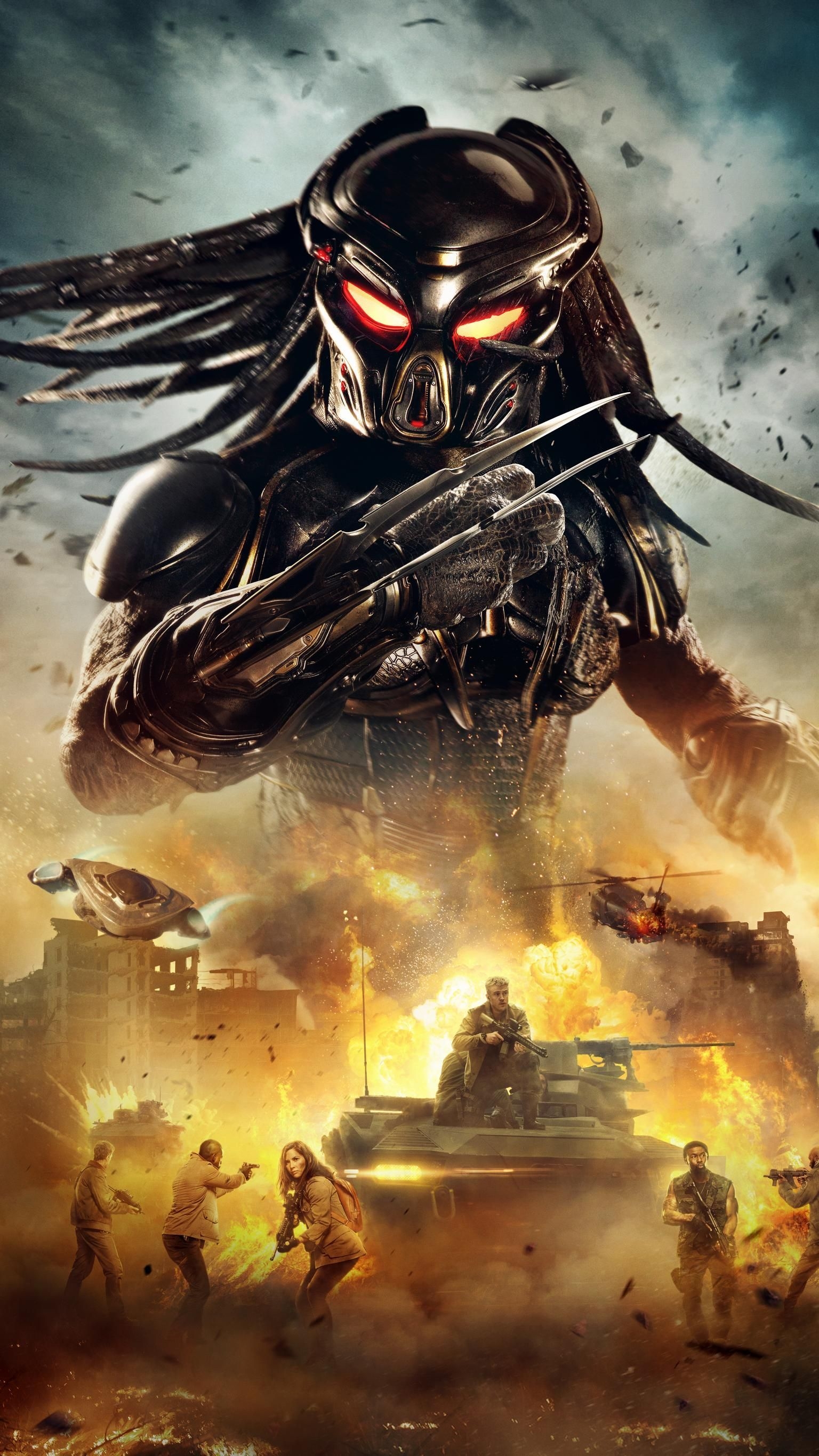 1540x2740 The Predator (2018) Phone Wallpaper. Moviemania. Predator, Phone