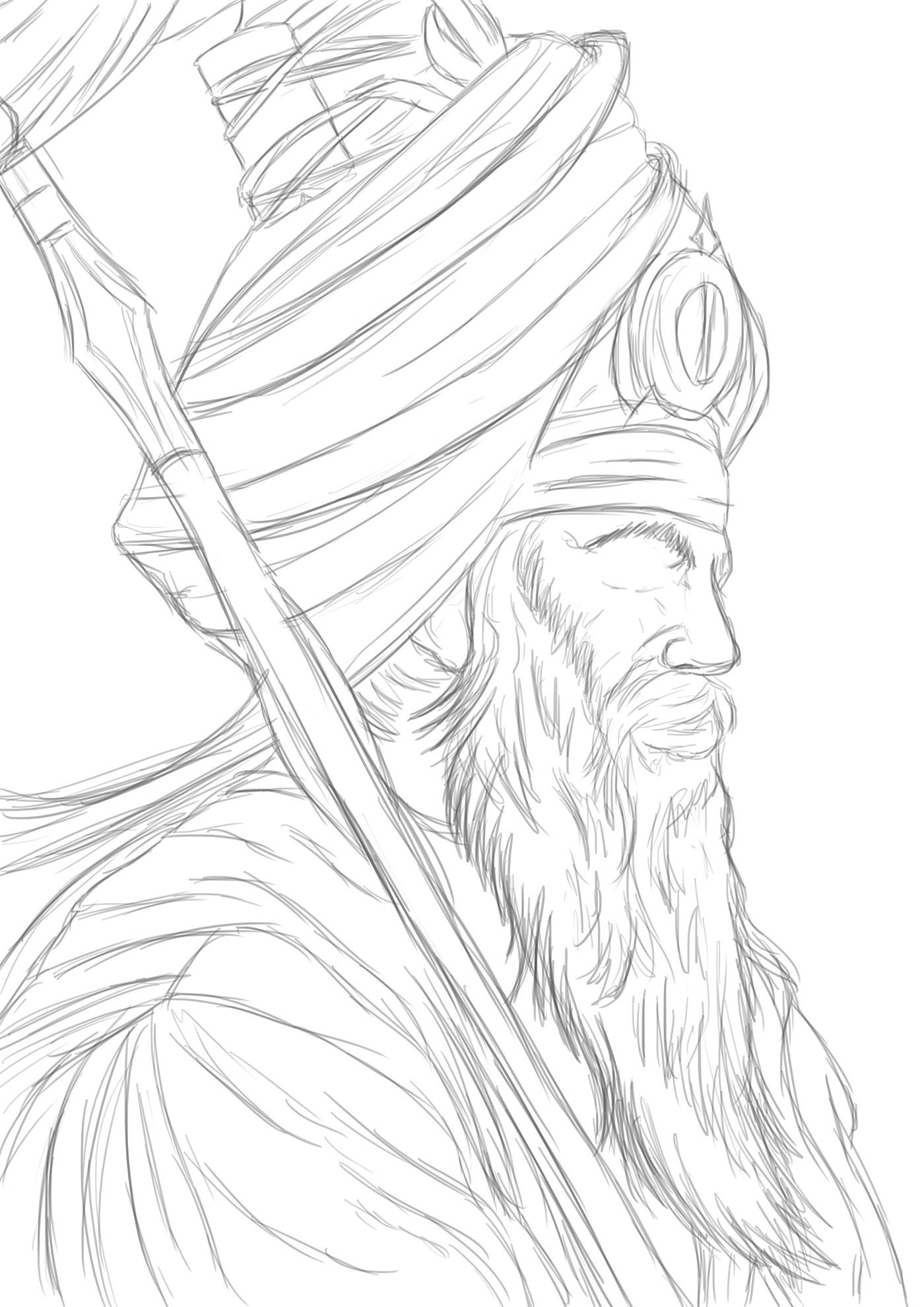 1400x1980 BABA DEEP SINGH JI, Phone