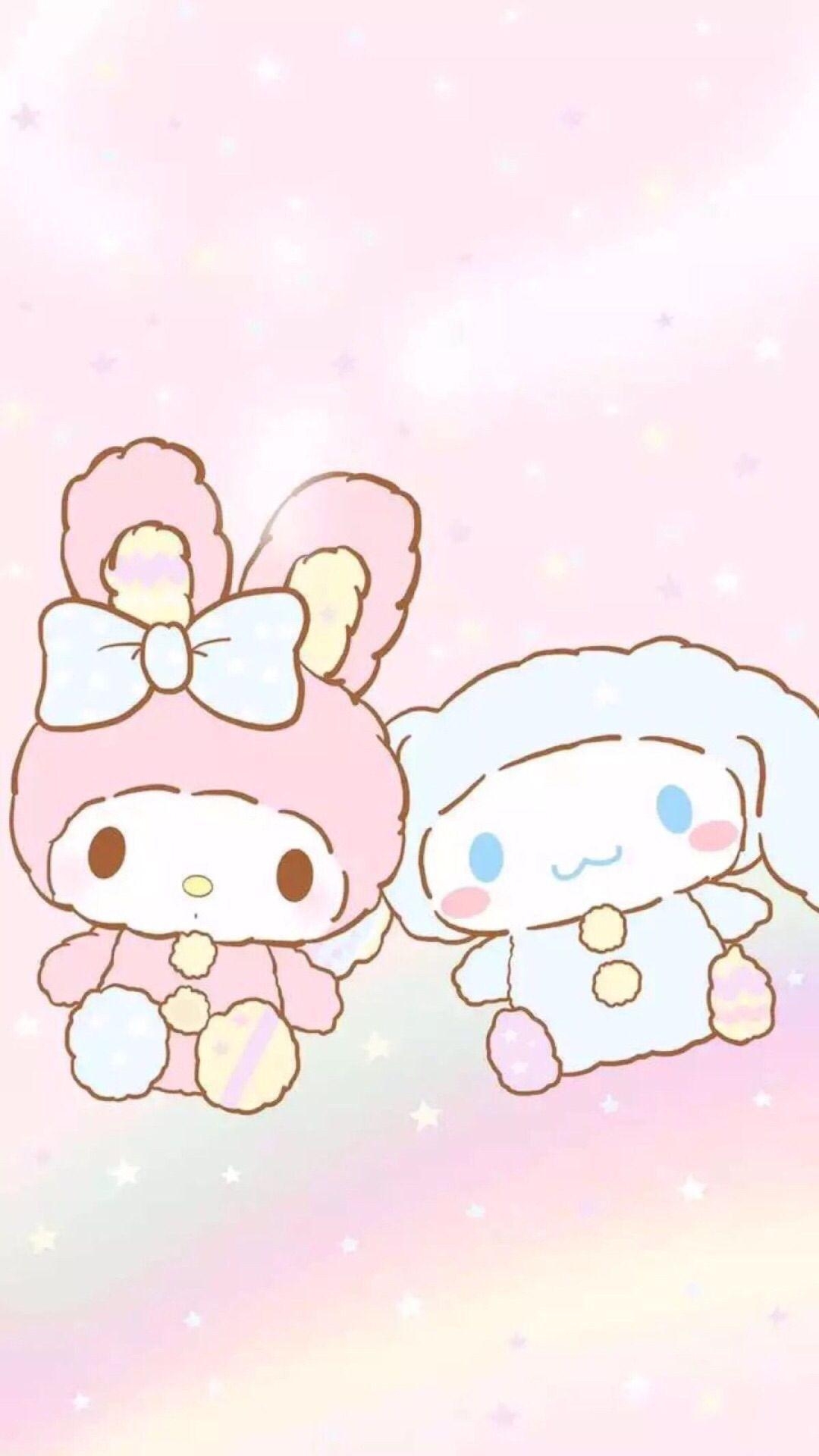 1080x1920 Melody & Cinnamoroll. My Melody. Sanrio, Kawaii, Phone