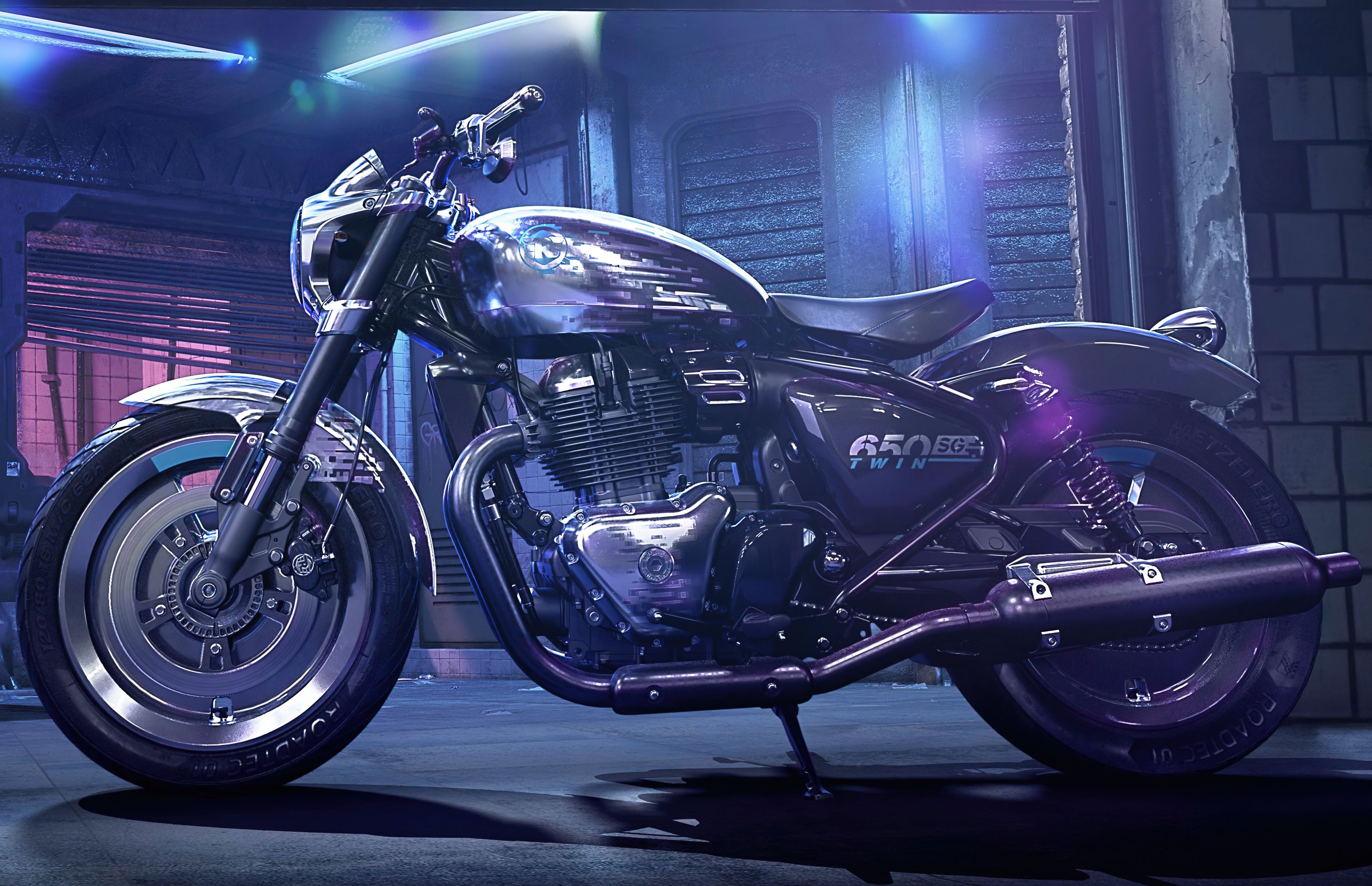 3840x2480 Royal Enfield SG650 Concept Wallpaper 4K, EICMA Motorcycle Show, Bikes, Desktop