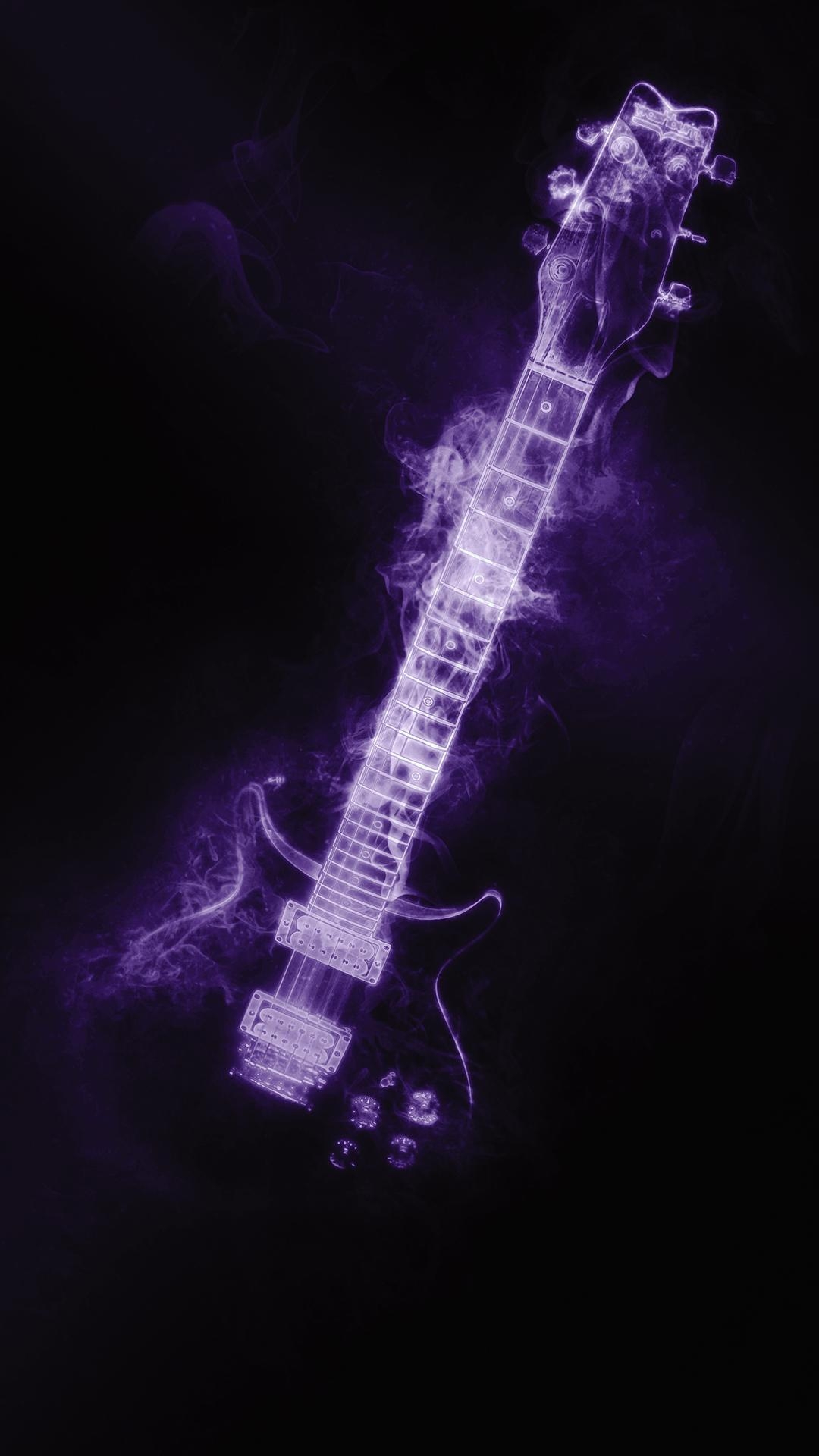 1080x1920 Smoking Guitar HD Wallpaper For Your Mobile Phone.3588, Phone