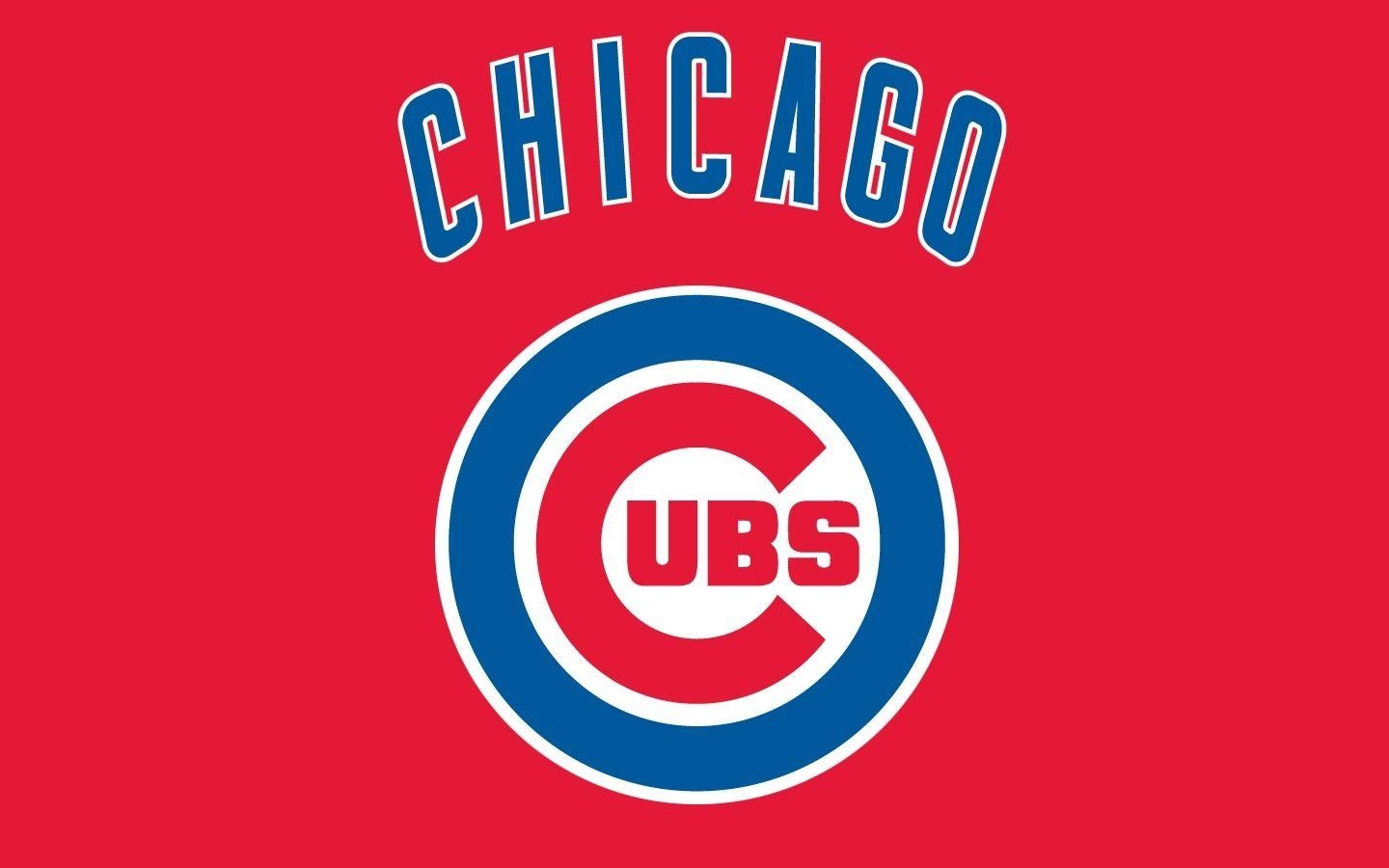 1440x900 Chicago Cubs logos on Red, Desktop and mobile wallpaper, Desktop