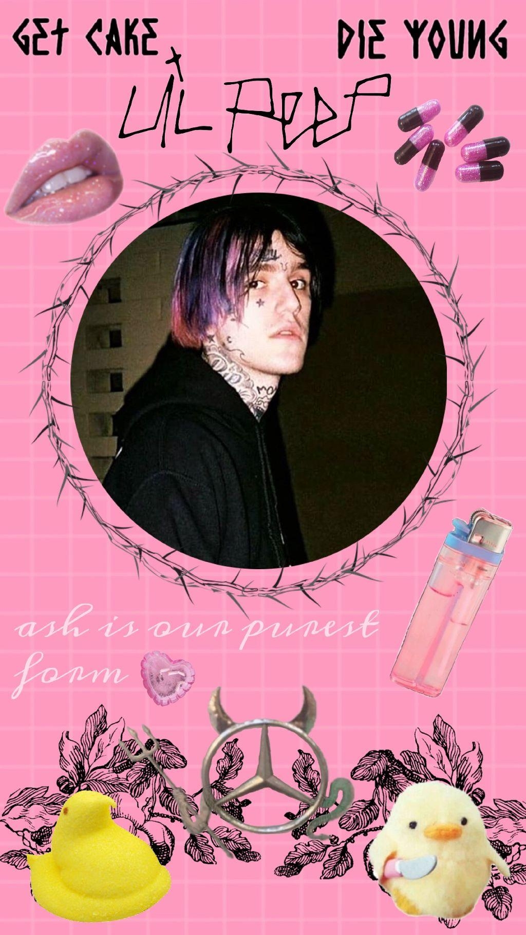 1030x1820 lilpeep lil peep wallpaper wall paper aesthetic pink, Phone