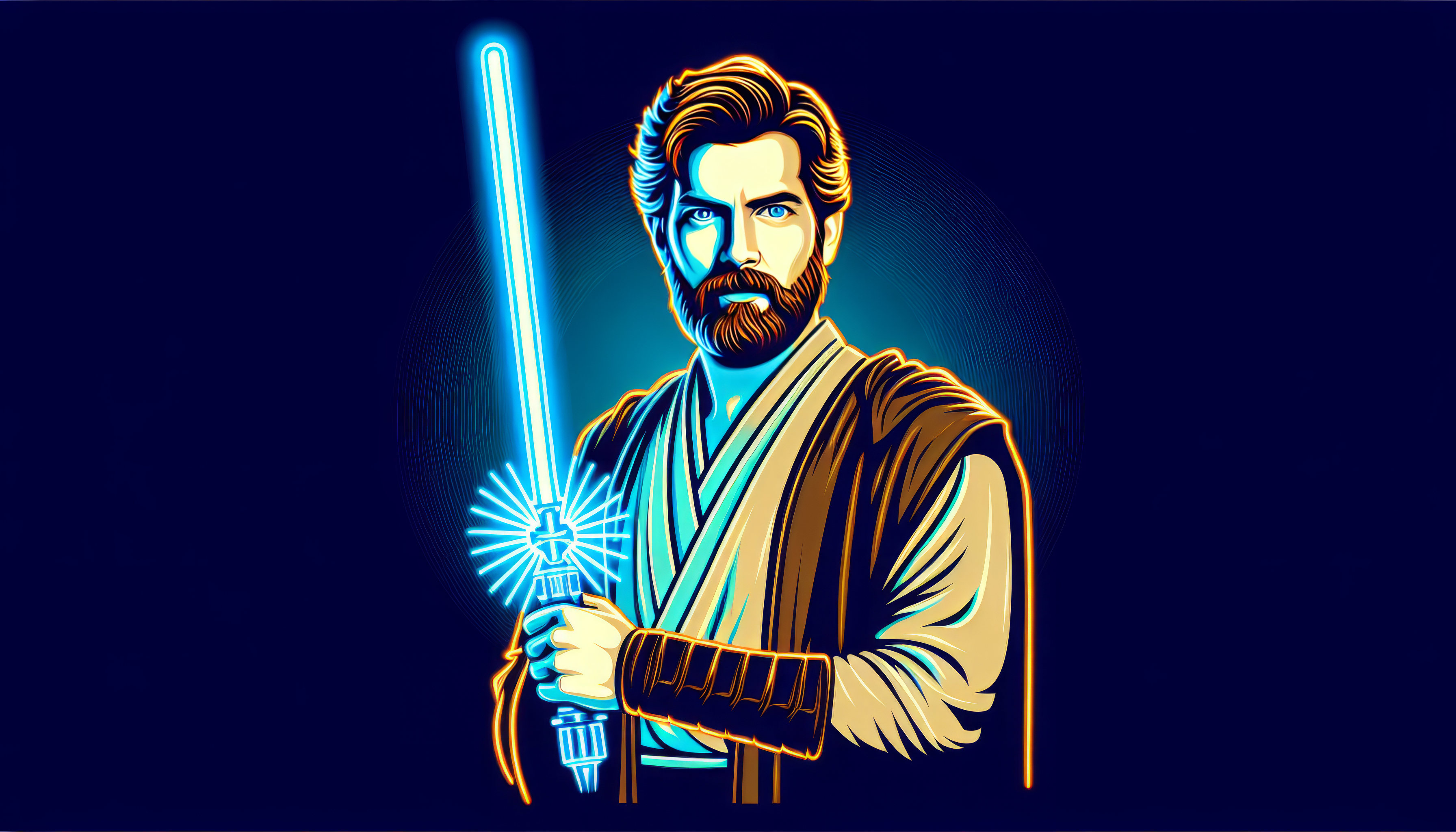 3590x2050 Obi Wan Kenobi HD Wallpaper Jedi, Desktop