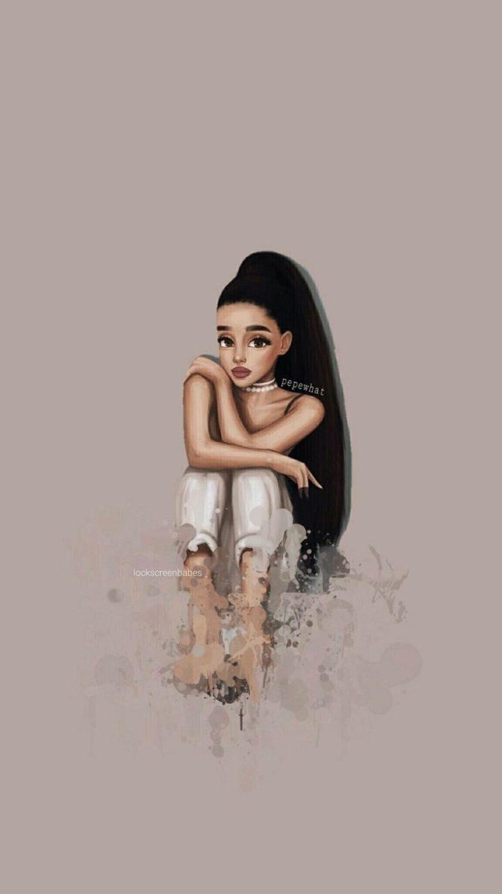 720x1280 Wallpaper iPhone Grande hugging onto herself photo, Phone