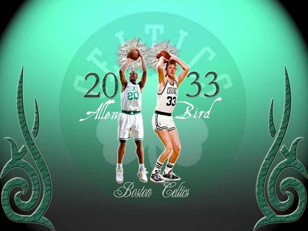 1030x770 Larry Bird and Ray Allen Celtics Wallpaper Celtics Wallpaper, Desktop