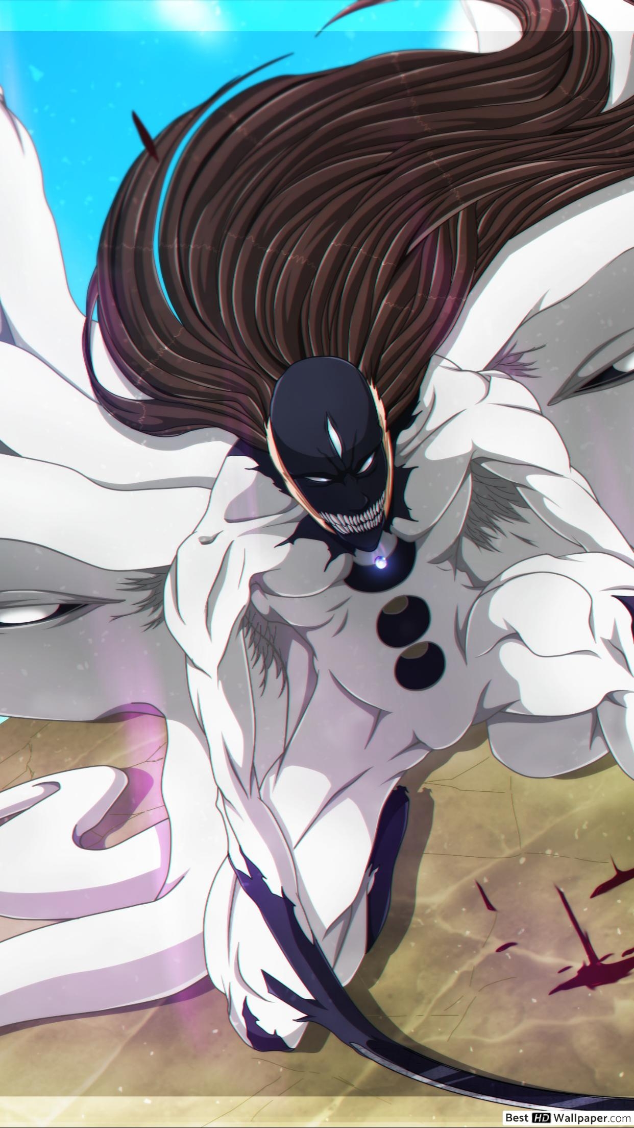 1250x2210 Bleach Aizen HD wallpaper download, Phone