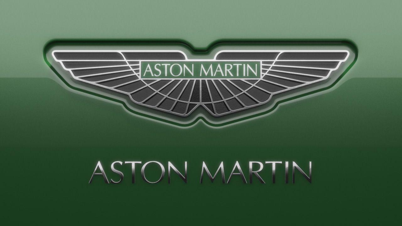 1280x720 px Logo Aston Martin Green Background, Desktop