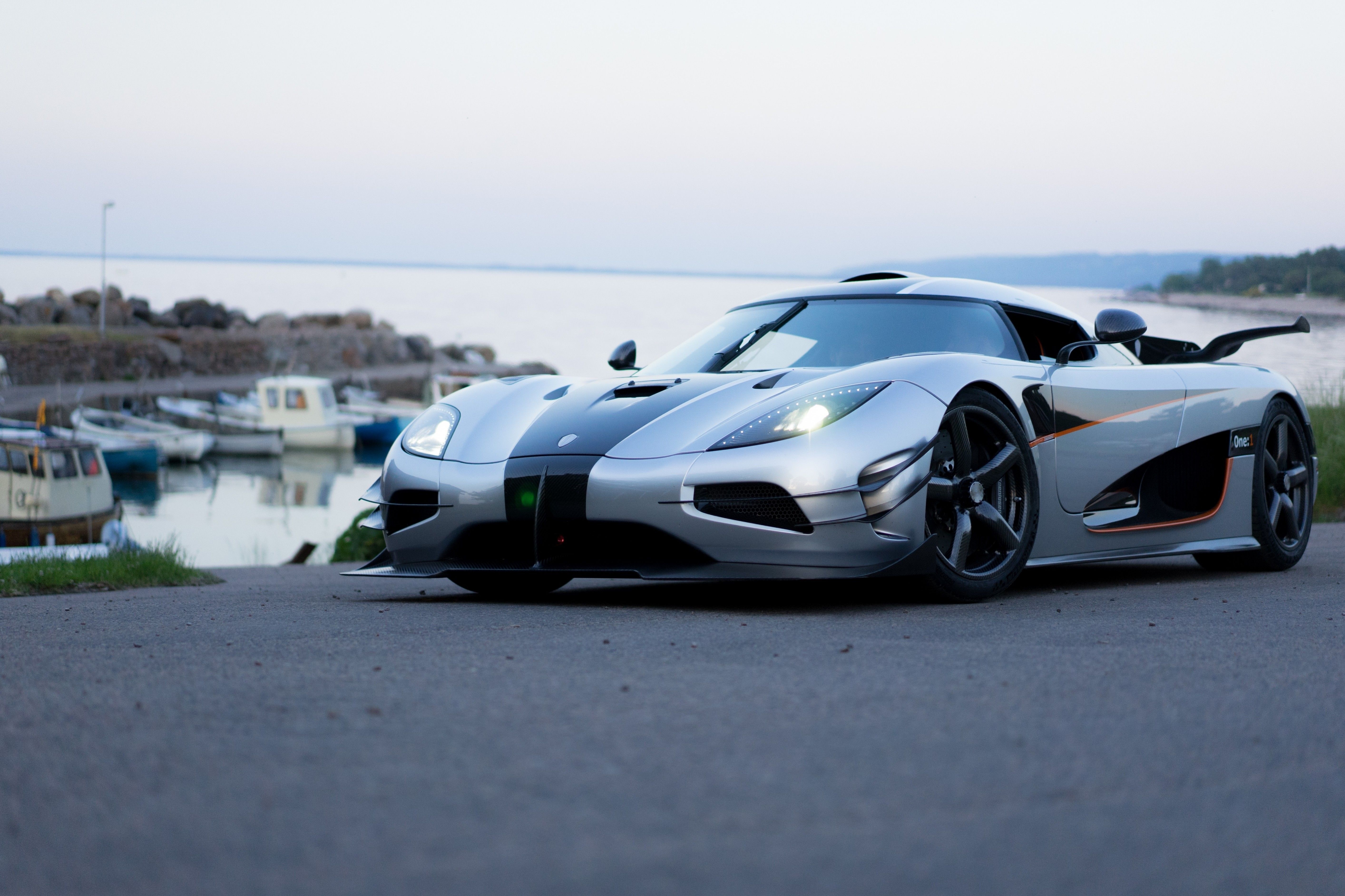 5660x3770 Download  Koenigsegg One: Gray, Side View, Boats, Sport, Desktop