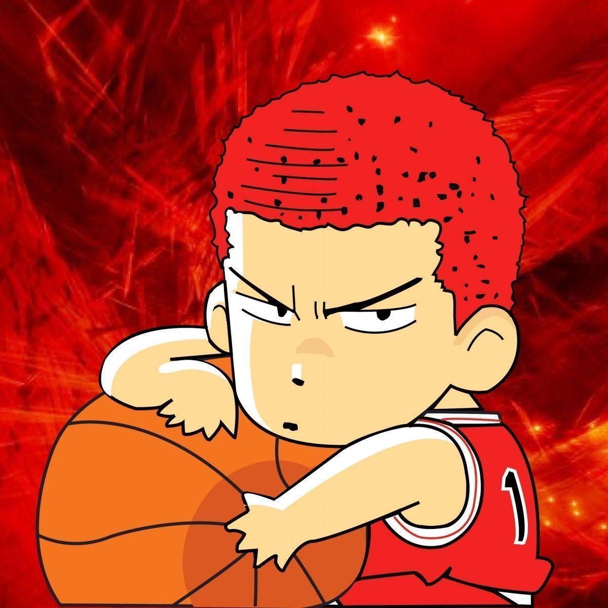 1200x1200 Hanamichi Sakuragi Slam Dunk wallpaper Free, Phone