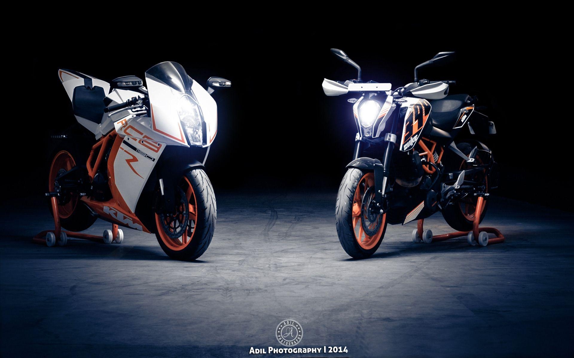 1920x1200 Ktm Rc And Ktm Duke Motorcycle Hd Wallpaper X PIC MCH080548, Desktop