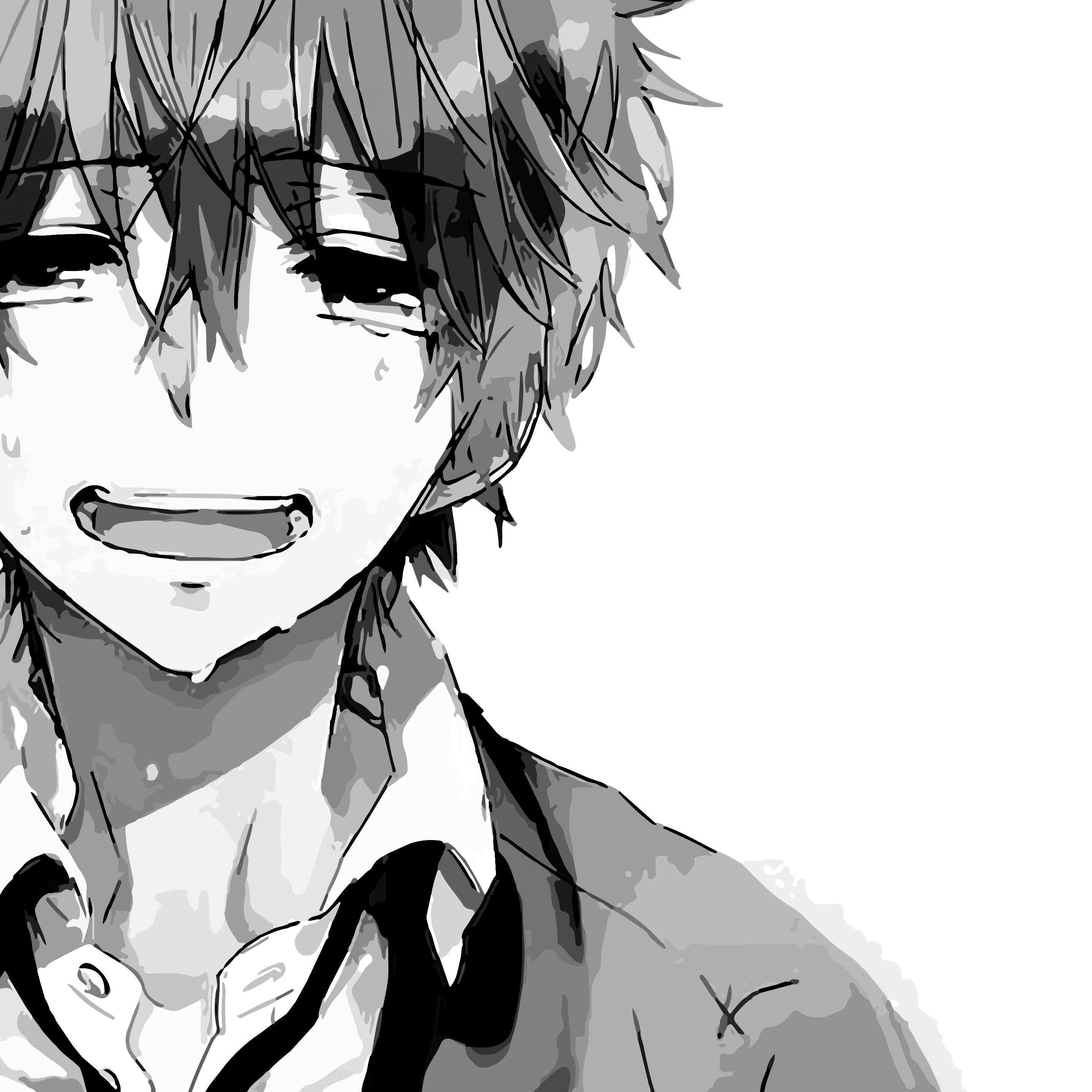 2870x2870 Resultado de imagen para sad anime boy wallpaper. sad anime, Phone