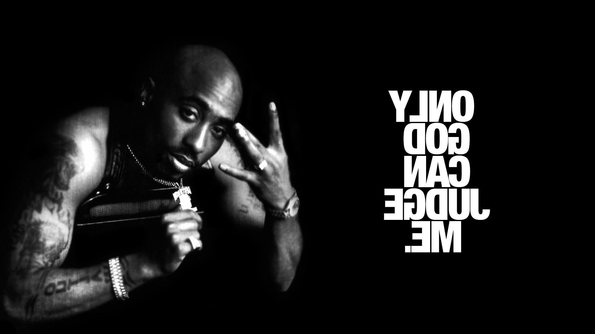 1920x1080 2pac Monochrome Tupac Shakur Hd Wallpaper, Desktop