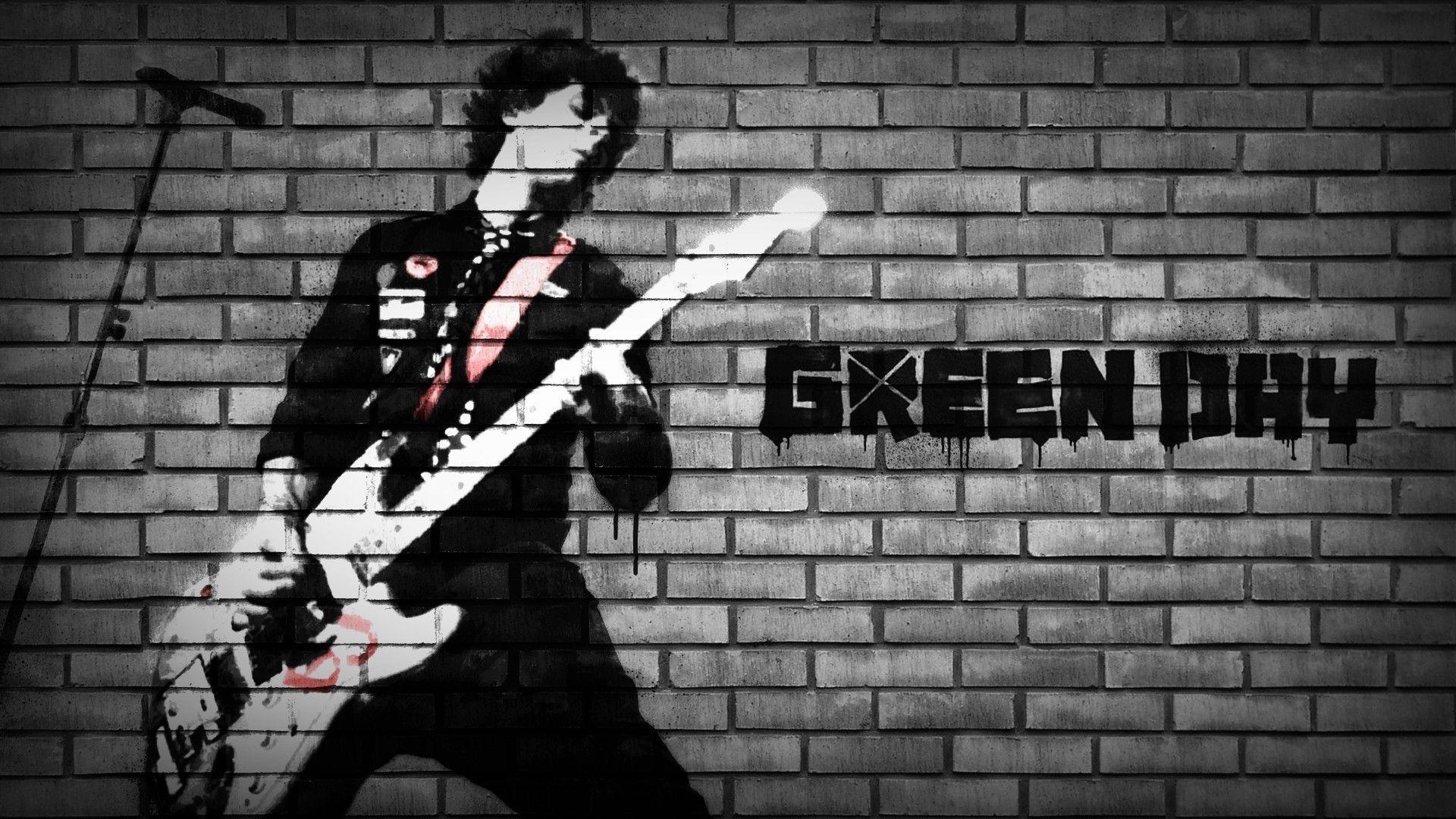 1920x1080 Billie Joe Armstrong with a guitar from Green Day free desktop, Desktop