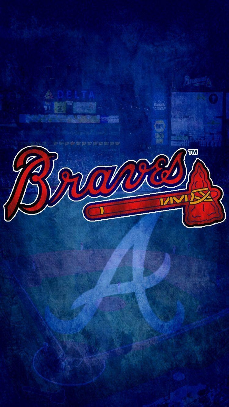 750x1340 Download Atlanta Braves Wallpaper for Android. Logos, Phone