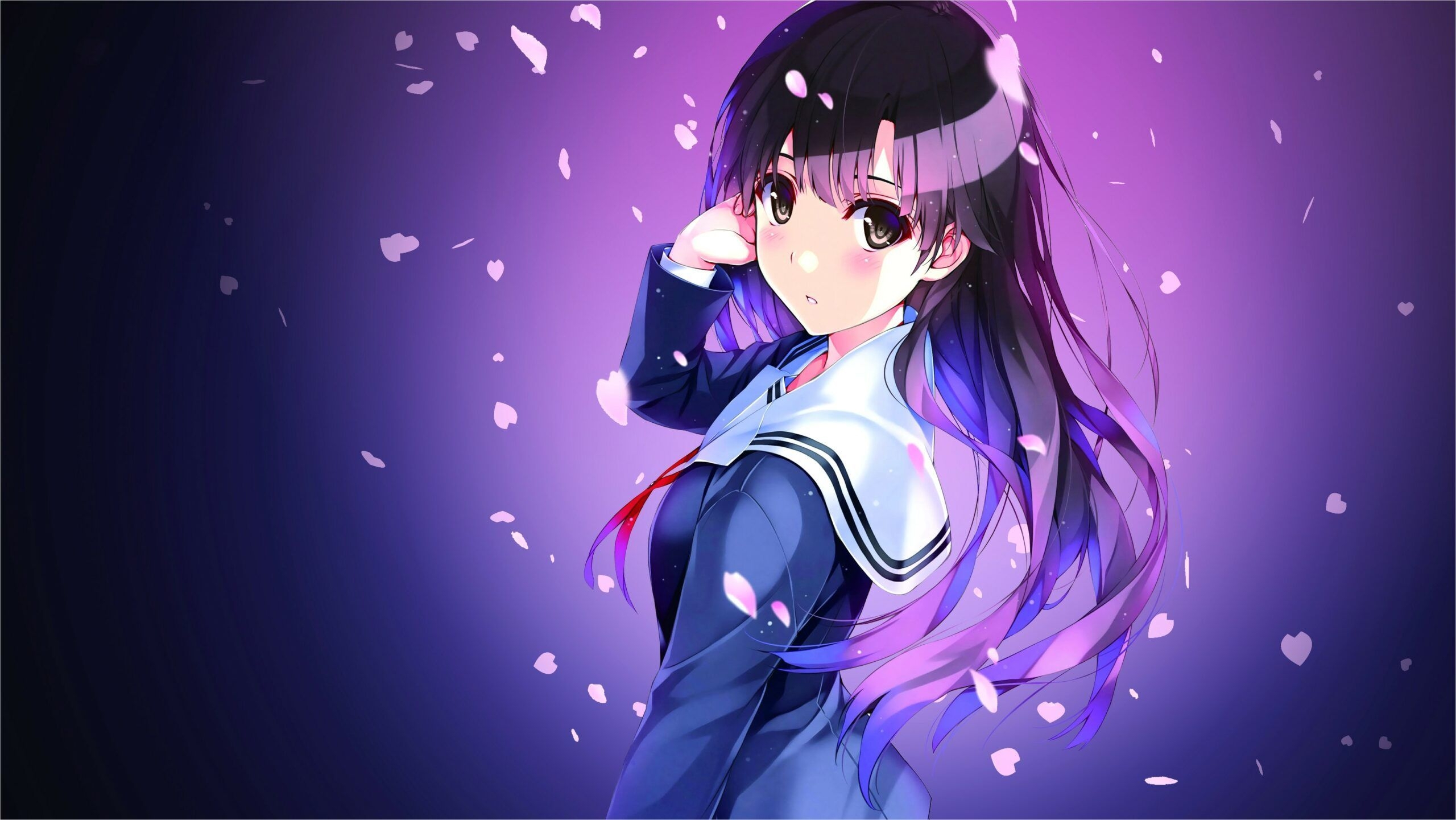 2560x1450 4k Anime Ocean Wallpaper. Anime wallpaper download, Cool, Desktop