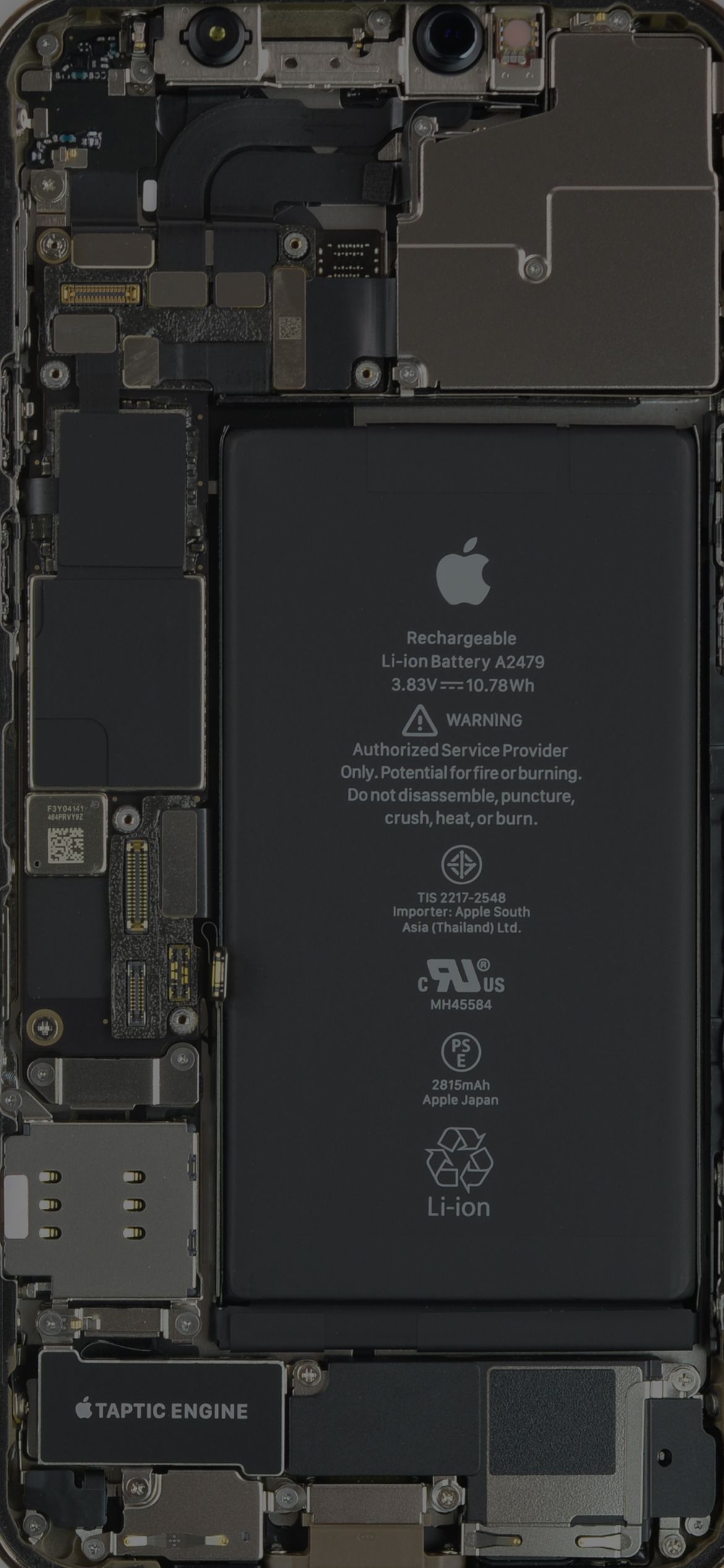 1170x2540 Teardown Wallpaper: iPhone 12 and iPhone 12 Pro Internals, Phone