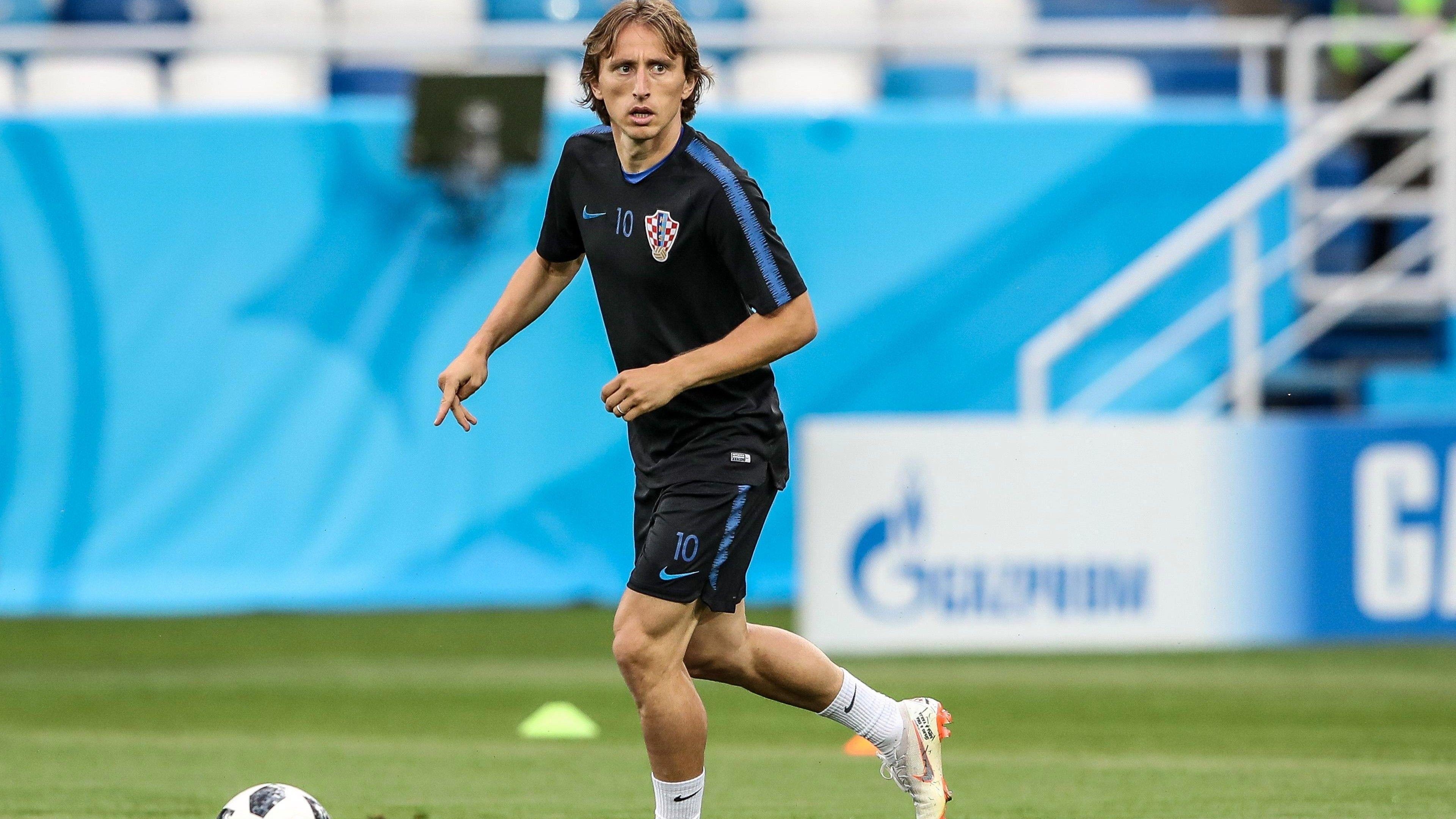 3840x2160 Luka Modric Croatian Footballer FIFA World Cup 2018 4K Wallpaper, Desktop