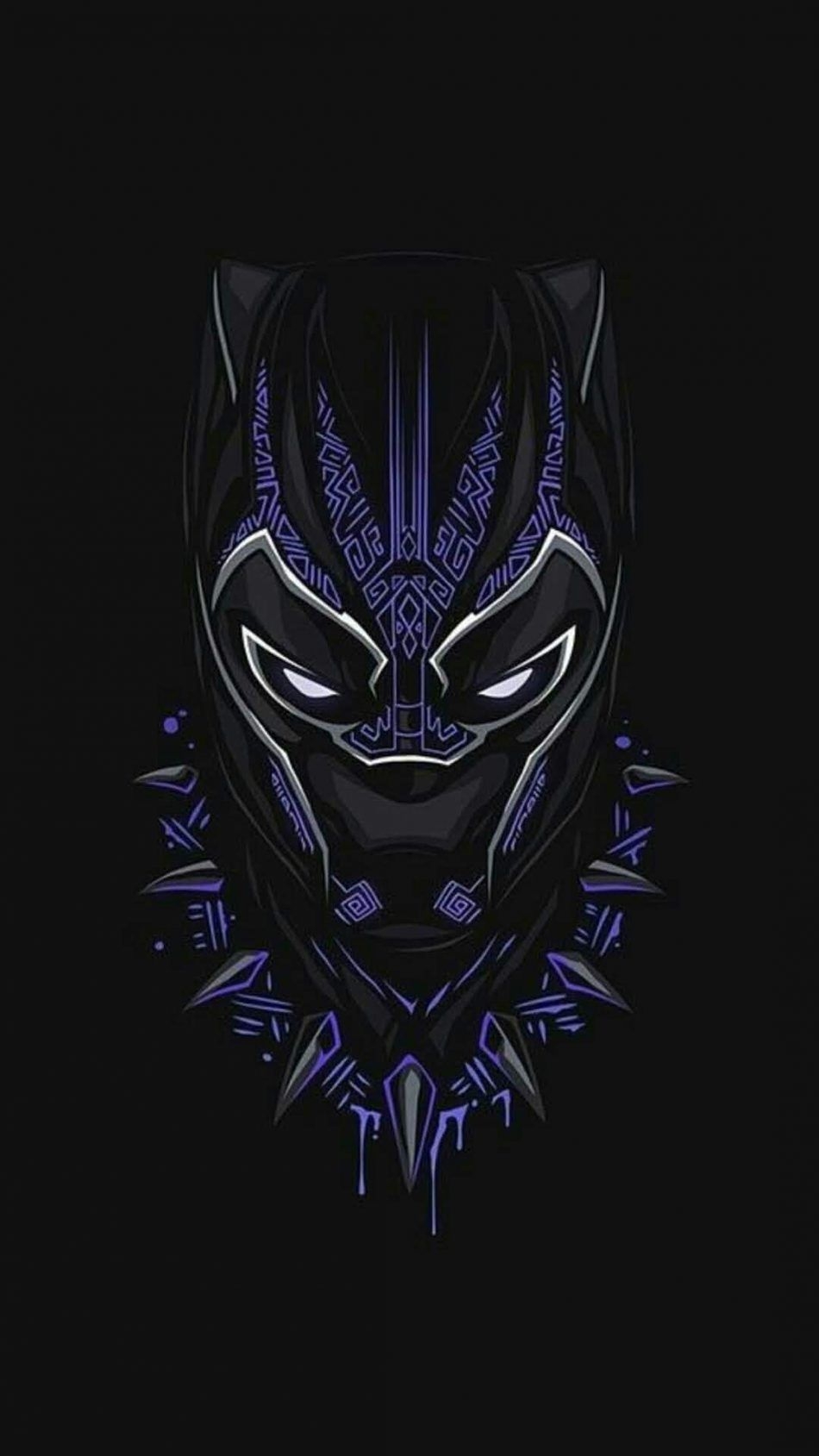 950x1690 Black Panther iPhone Wallpaper Download. Black panther art, Black, Phone