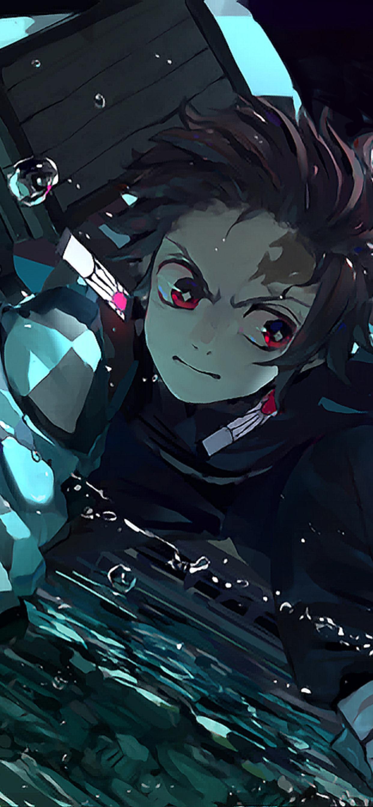 1250x2690 Demon Slayer Tanjirou Kamado iPhone XS MAX Wallpaper, HD, Phone