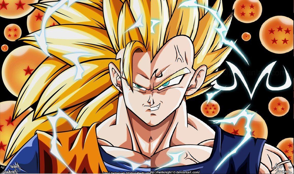 1160x690 trunksbriefs and dbz9000 image Goku ss3 and Majiin Vegeta HD, Desktop