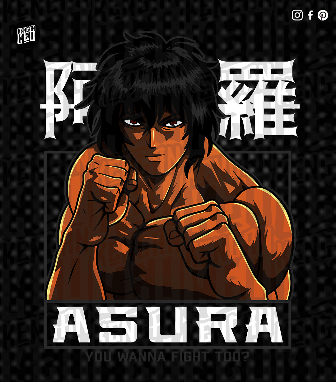 1080x1230 Tokita Ohma Kengan Ashura ' Poster by VENOMOVSME. Displate. Poster, Anime, Manga, Phone