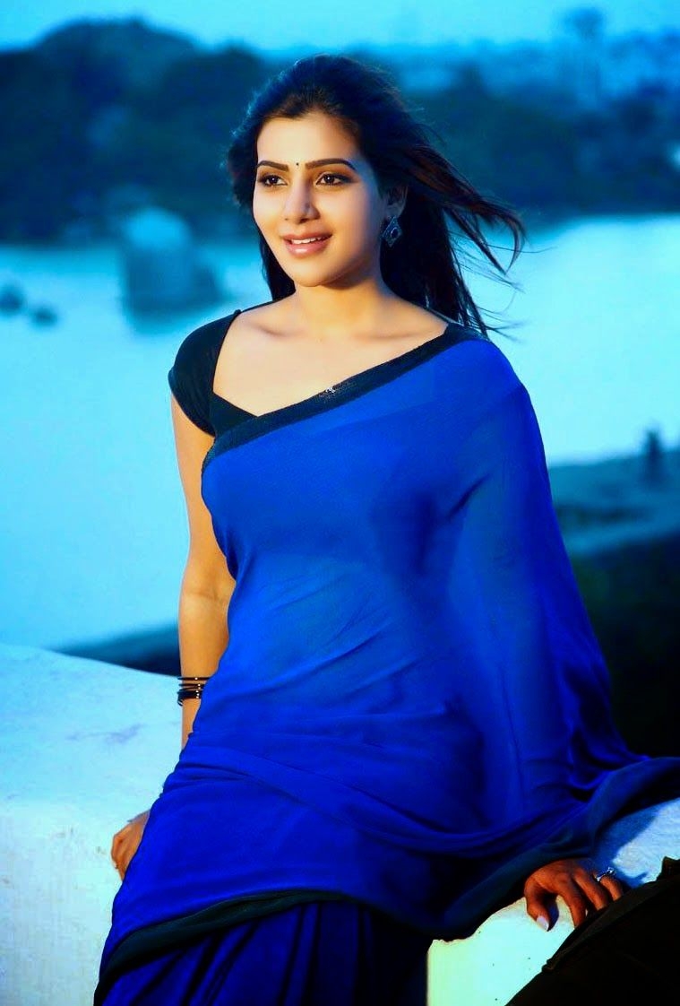 760x1130 Samantha Saree In Autonagar Surya Wallpaper & Background Download, Phone