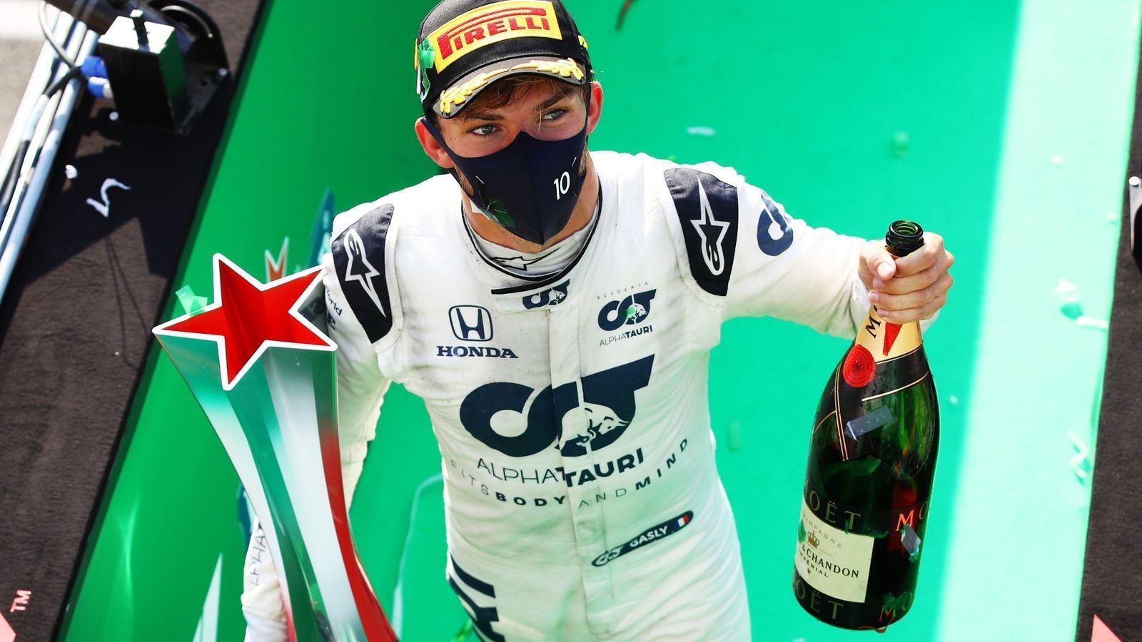 1600x900 Italian GP: Pierre Gasly wins for AlphaTauri after Lewis Hamilton penalty, Desktop