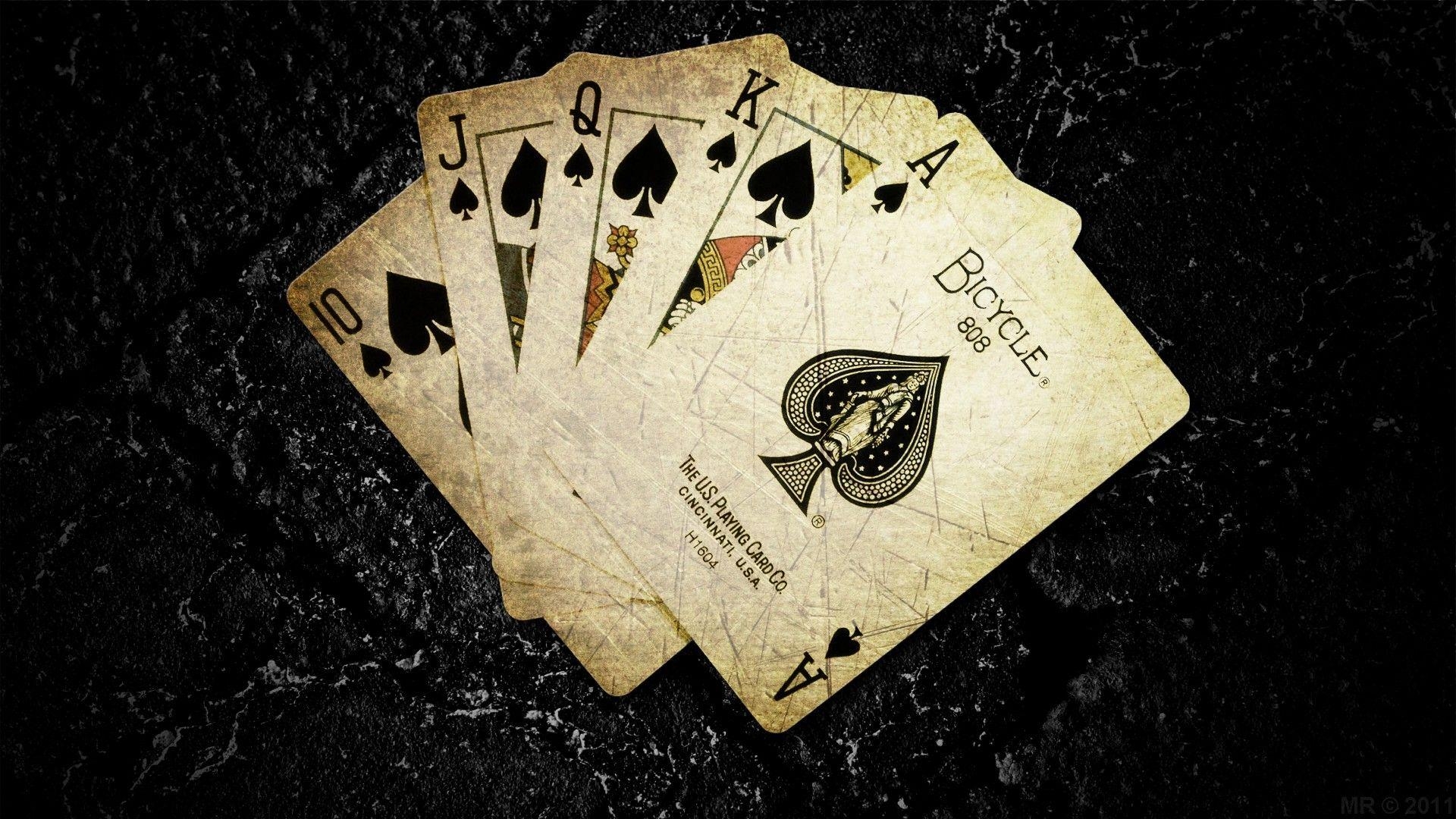 1920x1080 card game dark /  Wallpaper. Spades card game, Poker cards, Card games, Desktop