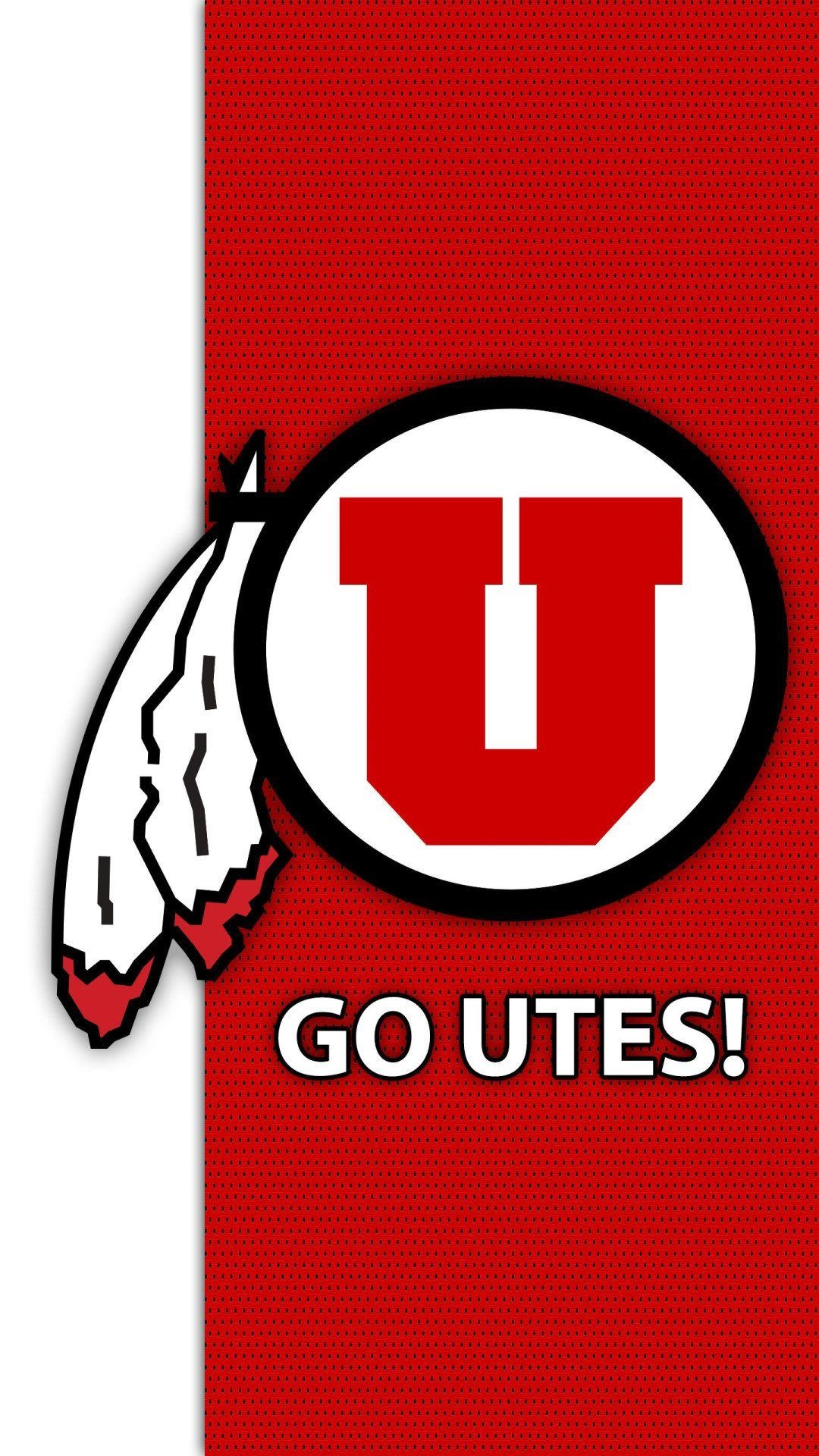 1080x1920 Utah Utes A cell phone wallpaper based on the logo, Phone