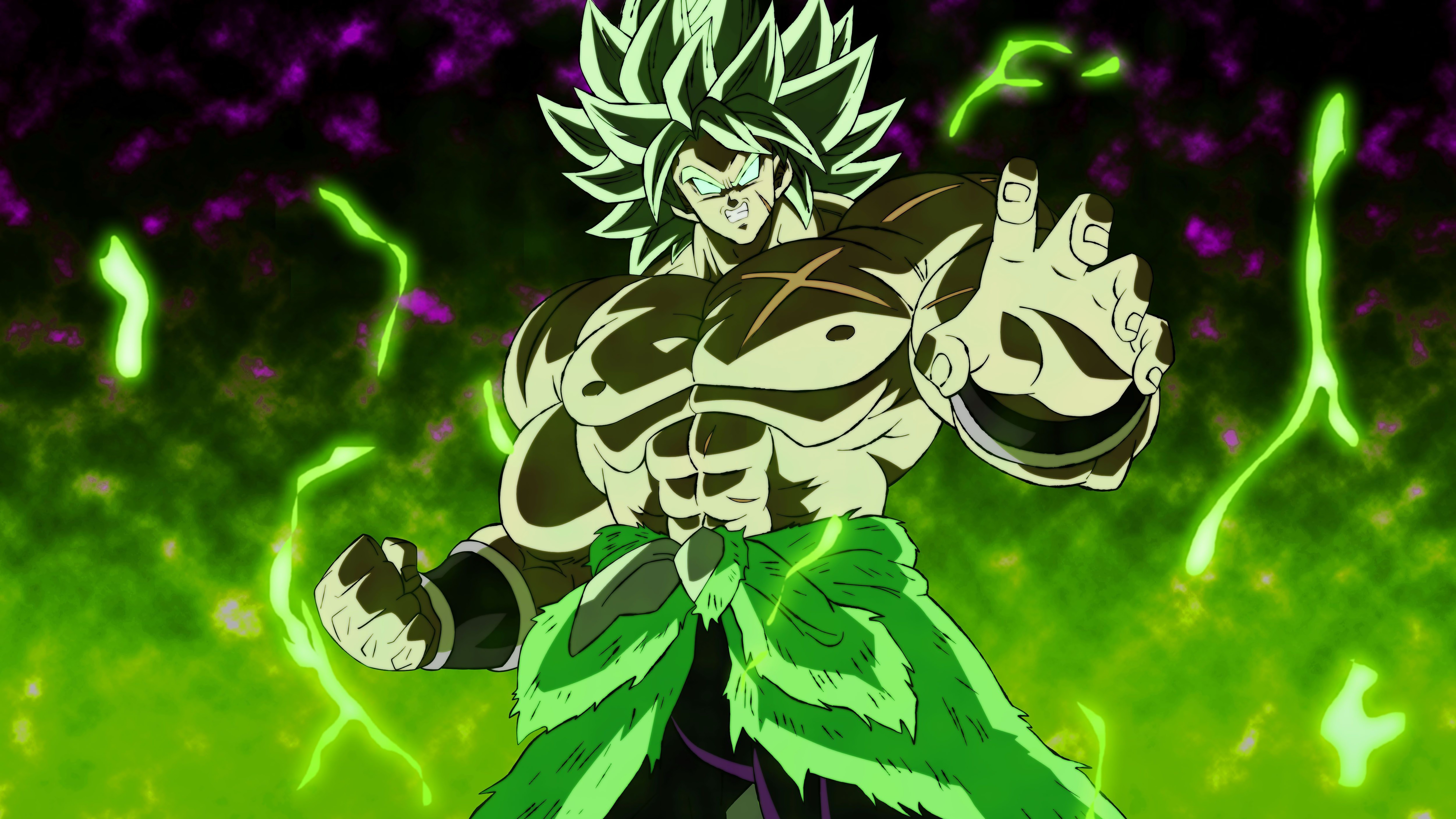 7680x4320 Legendary Super Saiyan Dragon Ball Super Broly 8K Wallpaper, Desktop