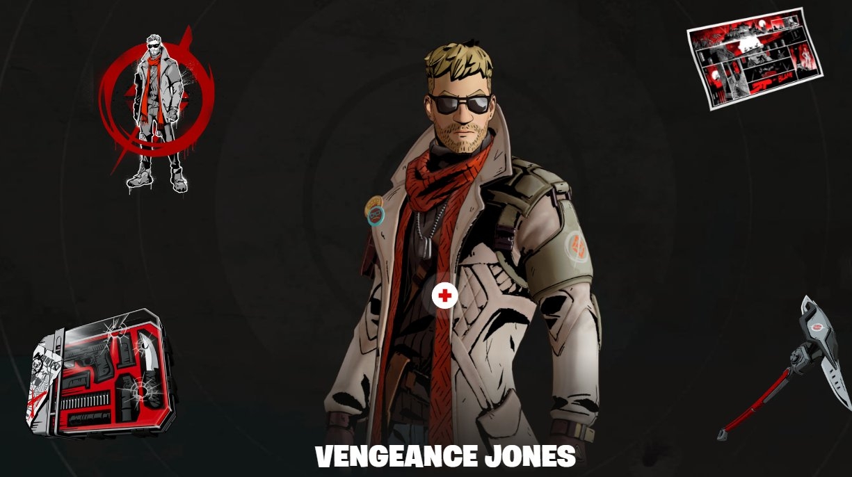 1230x690 Vengeance Jones Fortnite wallpaper, Desktop