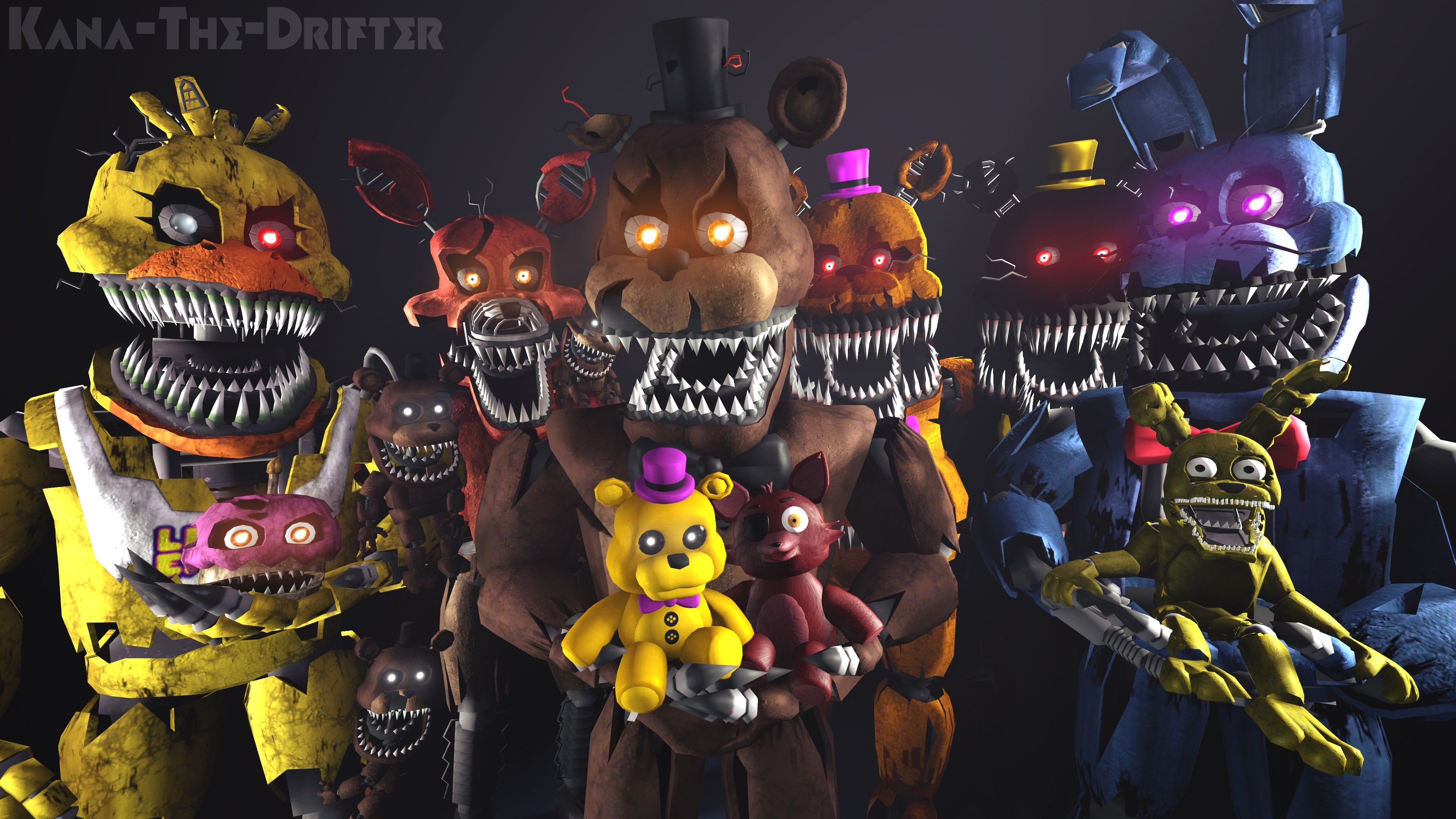 3840x2160 Five Nights at Freddy's Scary Wallpaper, Desktop