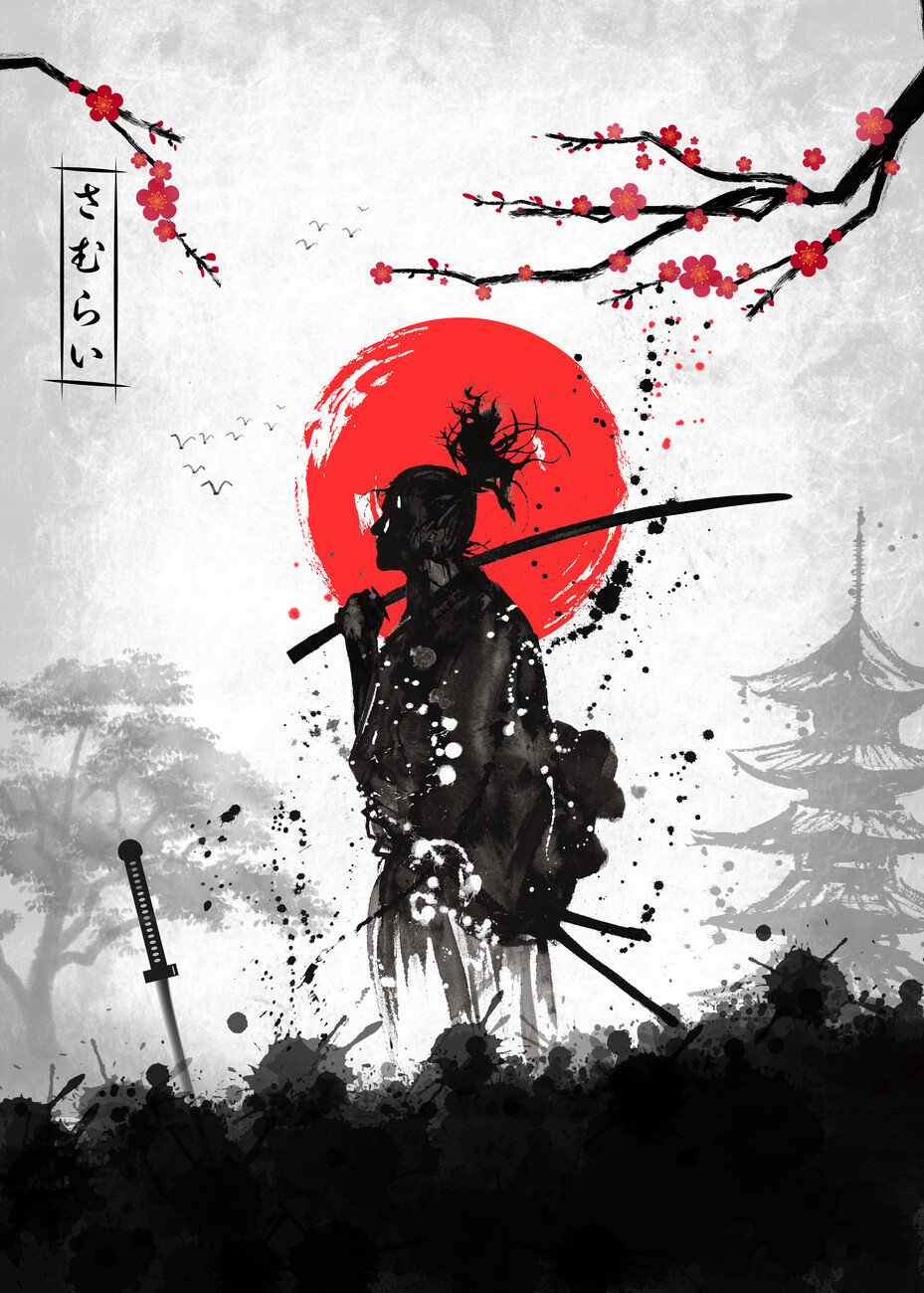 930x1300 Samurai Warrior Wall Mural. Buy online at Abposters.com, Phone