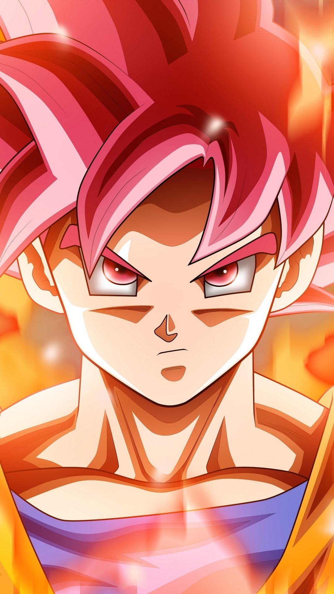 1080x1920 Wallpaper Android Goku Super Saiyan God Android, Phone