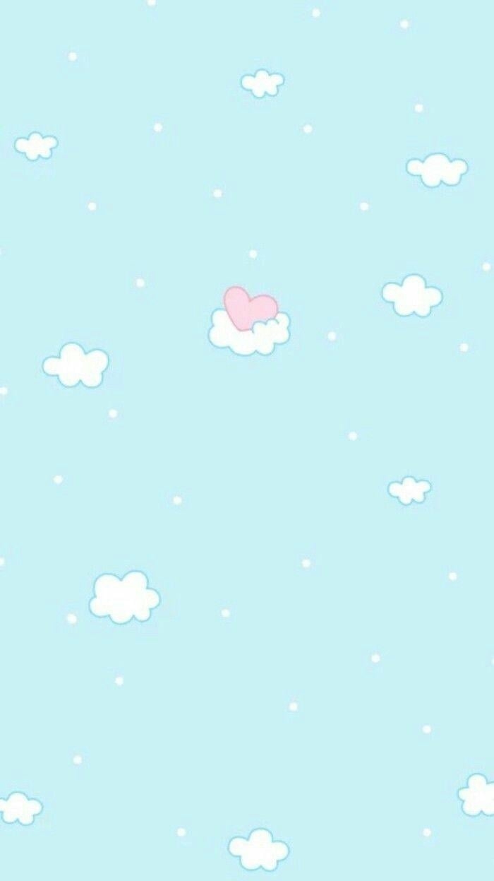 700x1250 Kawaii Pastel Blue Wallpaper Free Kawaii Pastel Blue, Phone