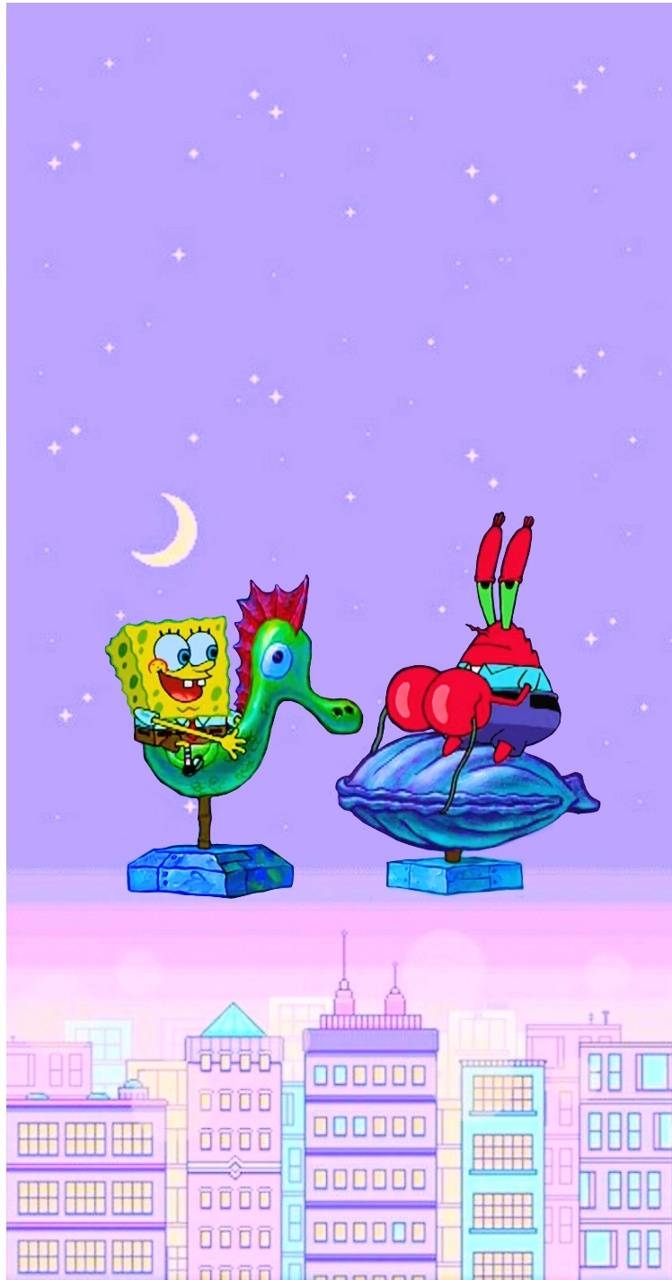 680x1280 Spongebob Wallpaper, Phone