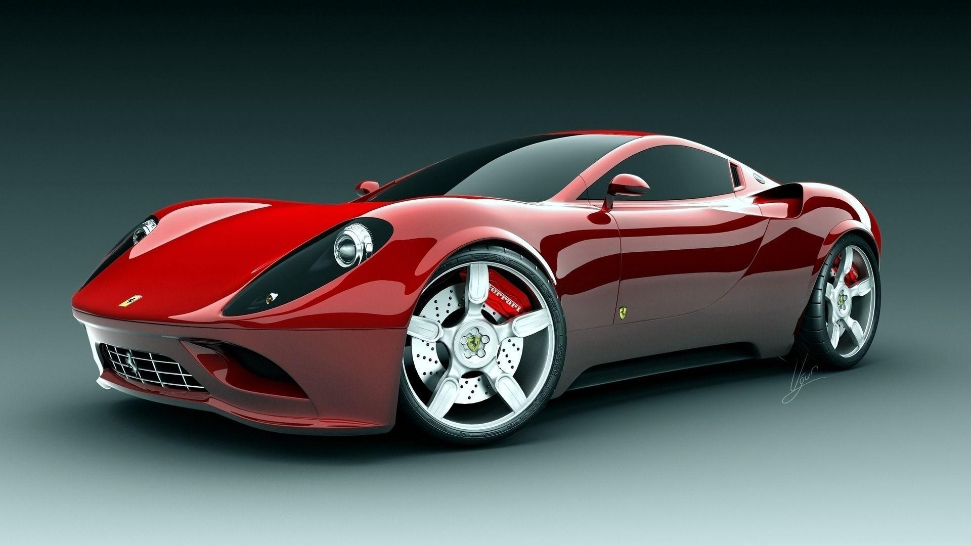 1920x1080 Wallpaper, image, car, red, ferrari, Desktop