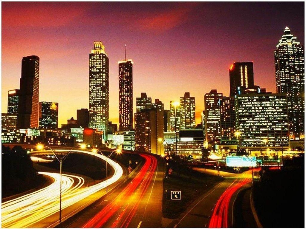 1030x770 Atlanta Bright Skyline wallpaper, Desktop