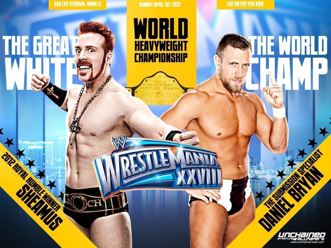 1280x960 Road To WWE WrestleMania 28, Sheamus vs Daniel Bryan World, Desktop