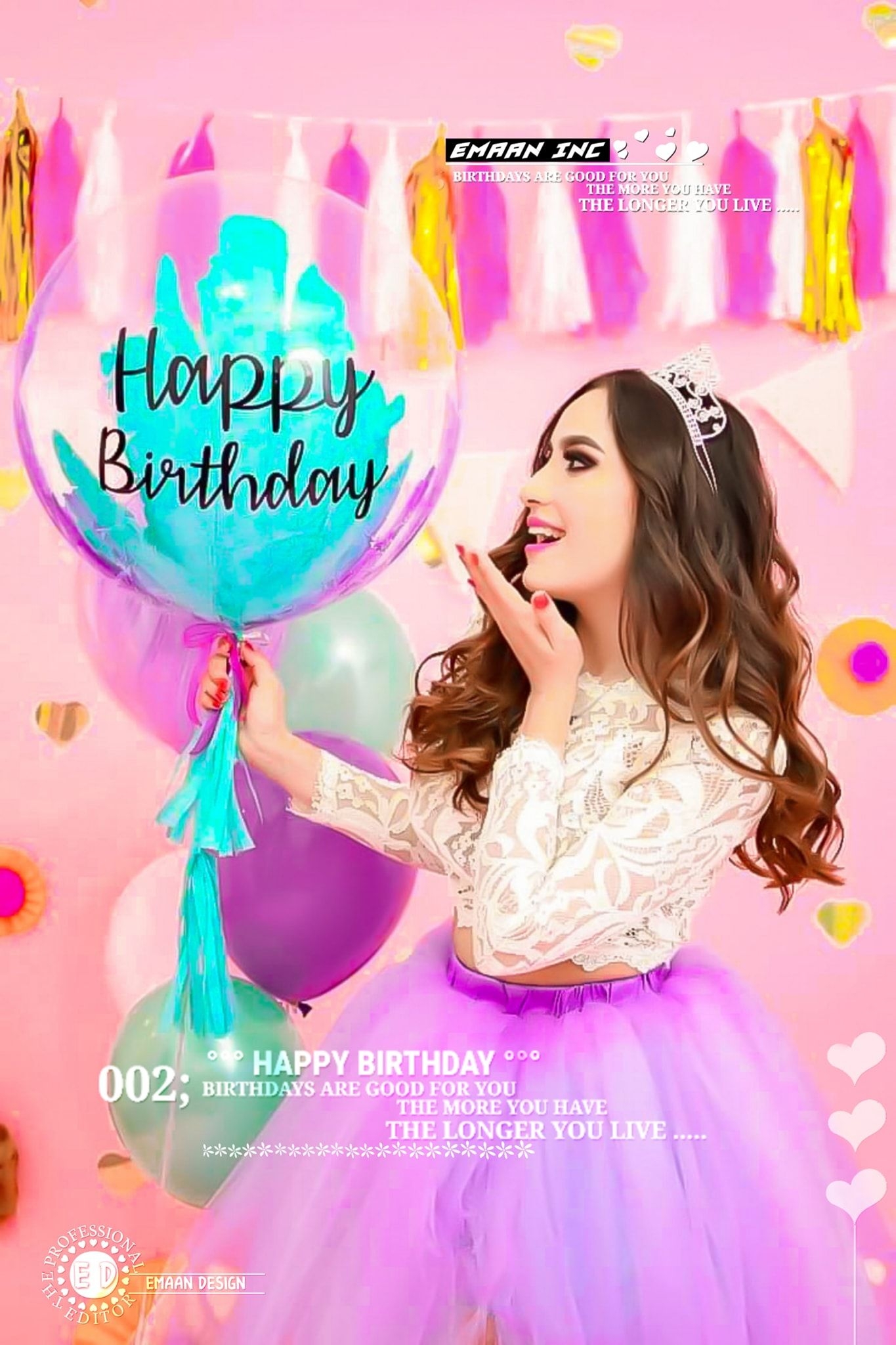 1370x2050 Free Happy Birthday Girl Dp, Phone