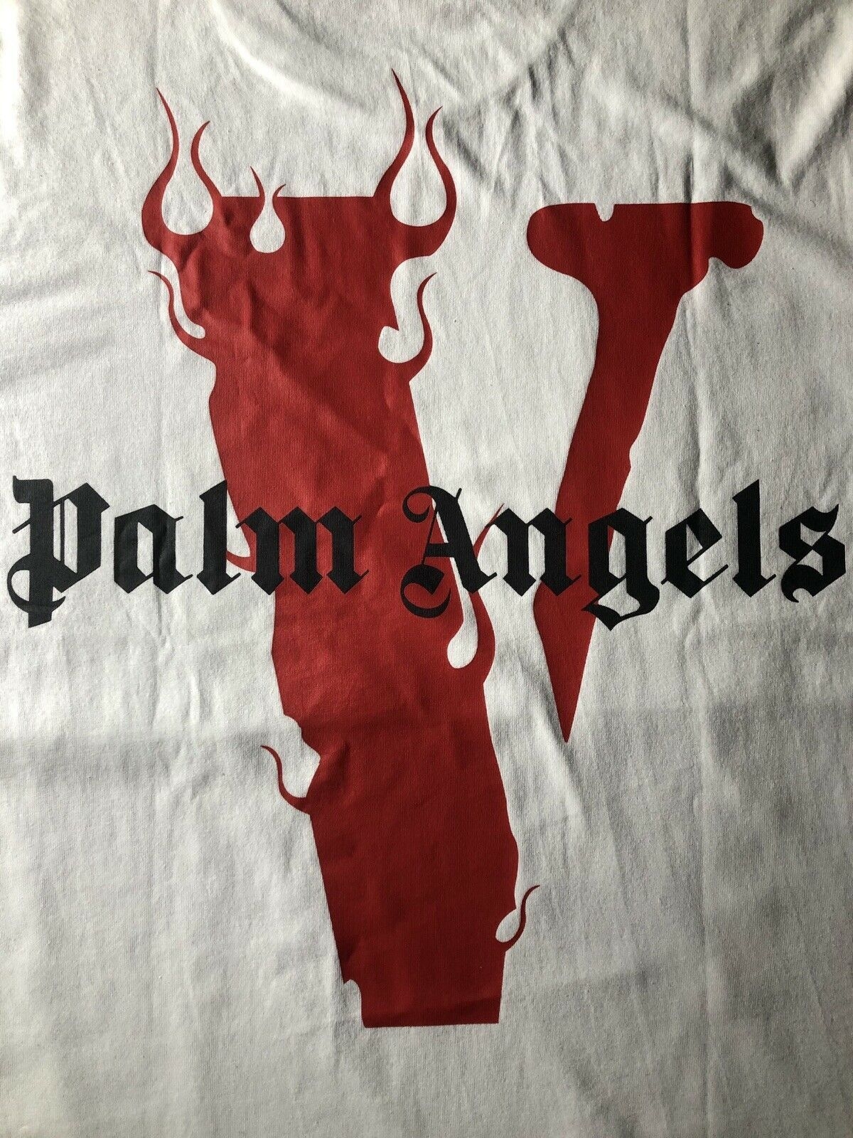 1200x1600 Vlone X Palm Angels White Red T Shirt Size S *Limited*, Phone